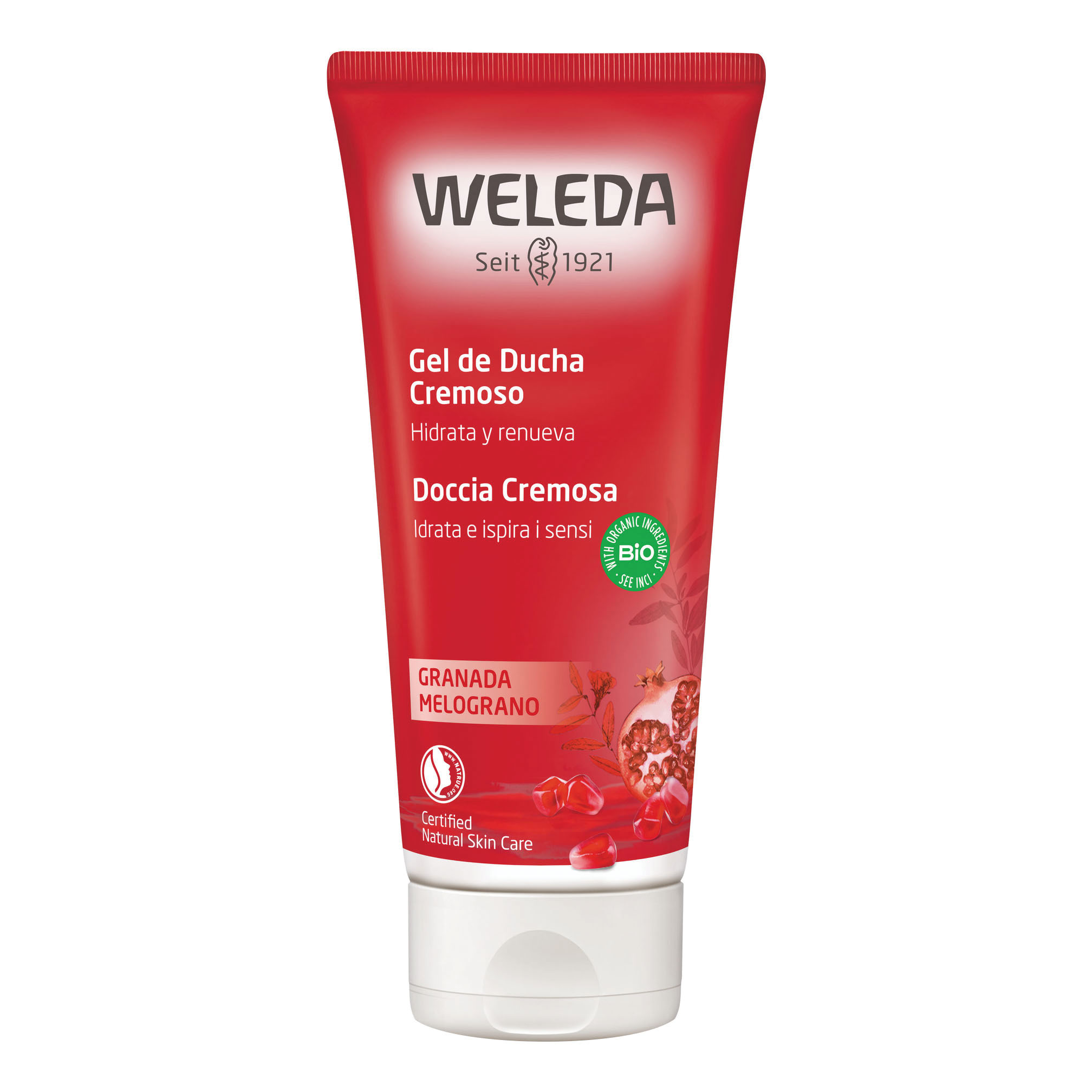 Weleda Inspire Doccia Cremosa Fragranza Bagnodoccia Melograno 200Ml - Immagine 4