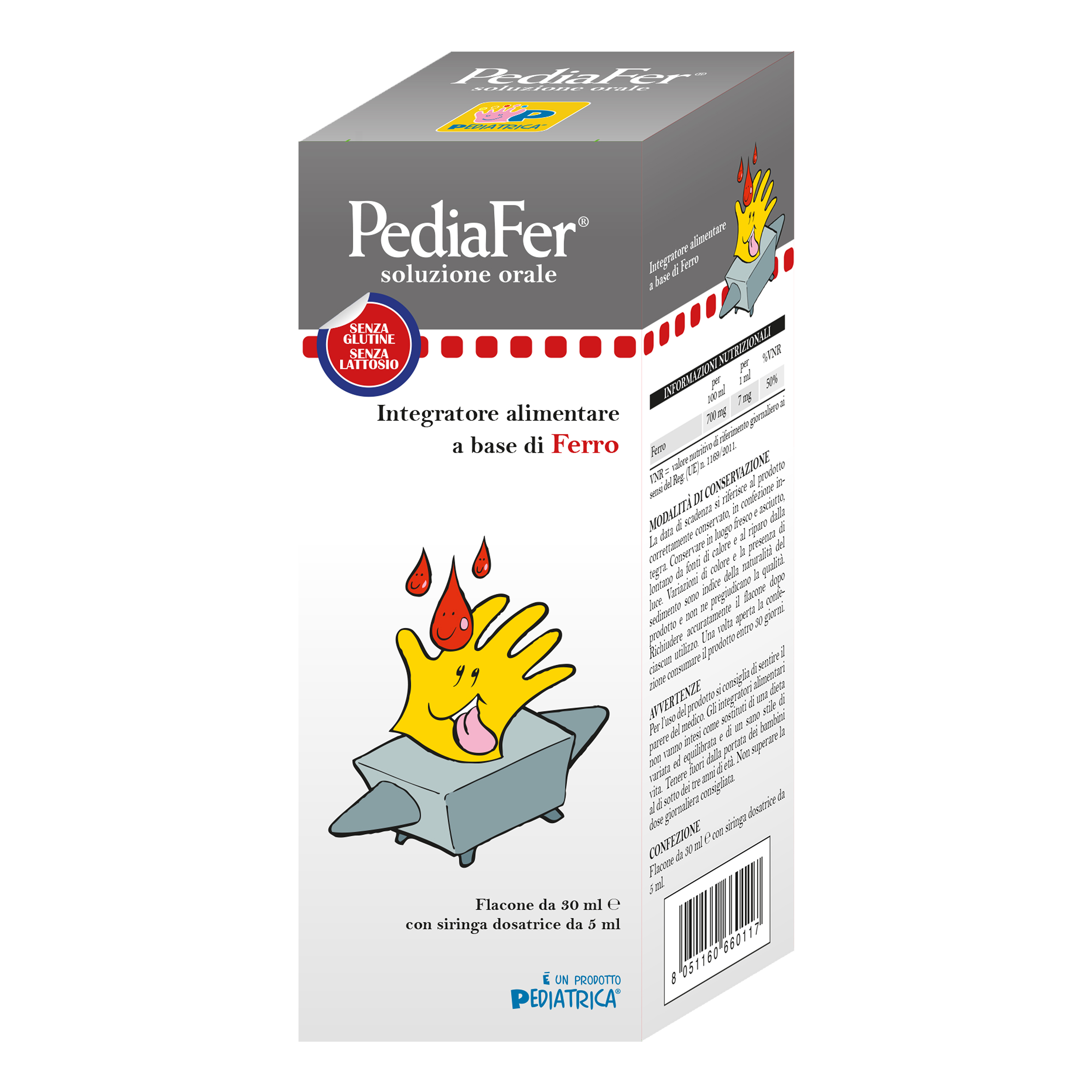 Pediafer soluzione orale 30ml - Immagine 2