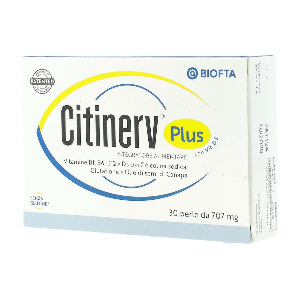 Citinerv Plus integratore Sistema Nervoso 30 Capsule Molli - Immagine 4