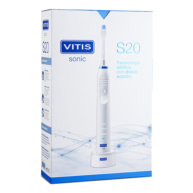 DENTAID Vitis Sonic S20 - Spazzolino Elettrico Sonico Ricaricabile 3 Modalità di Spazzolamento per Denti e Gengive Sensibili - Immagine 3