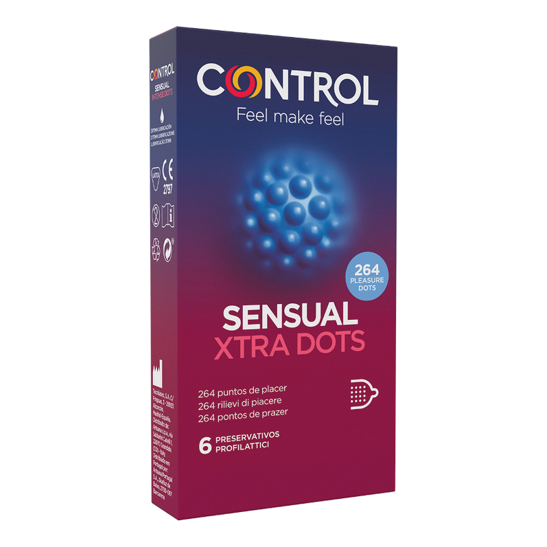 Control Sensual Xtra Dots 6 Pz Preservativi - Immagine 5
