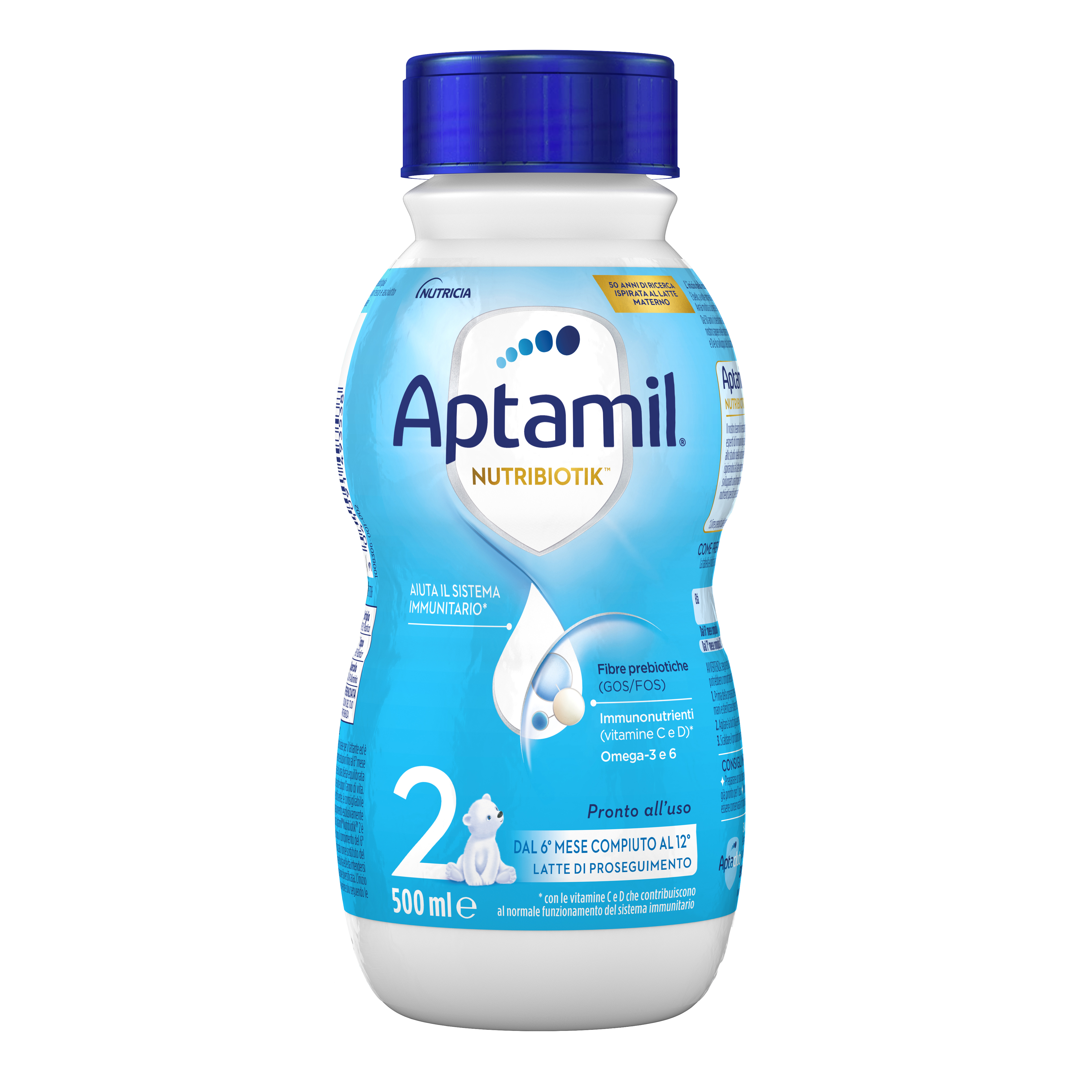 Aptamil 2 Latte 500 Ml Bambino - Immagine 2