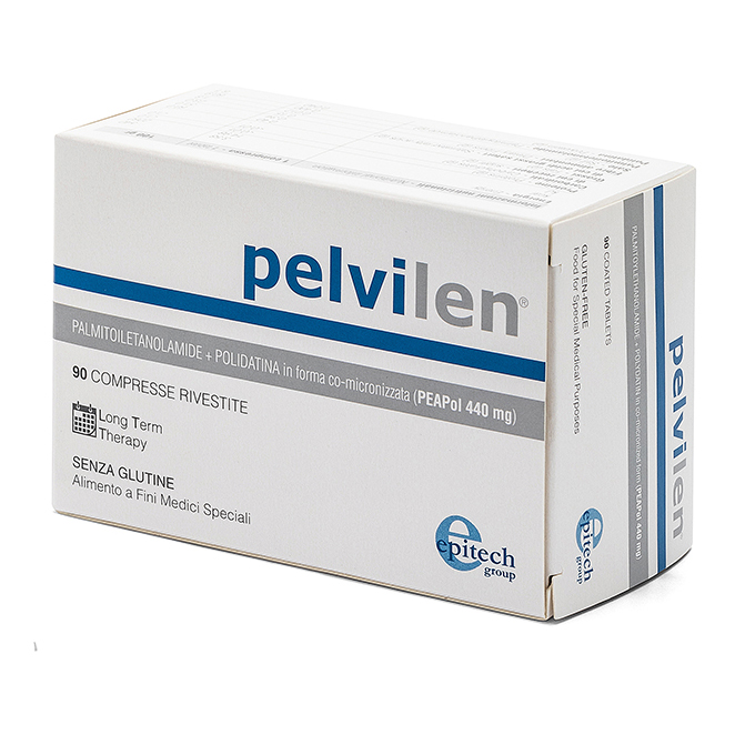 Pelvilen Integratore Palmitoiletanolamide e Polidatina Senza Glutine 90 Compresse - Epitech - Immagine 3