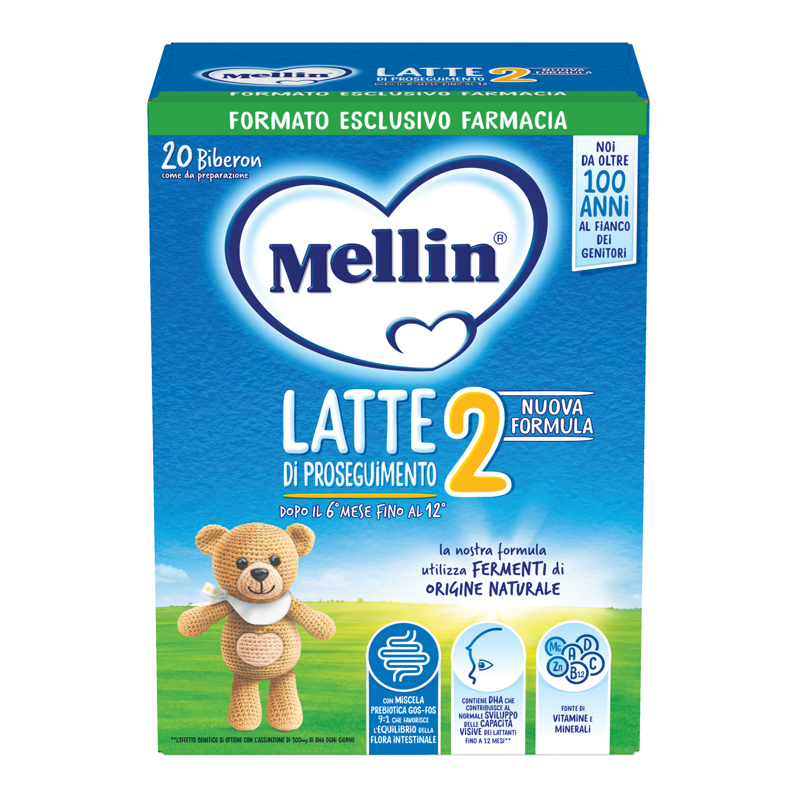 Mellin Latte 2 In Polvere 700 G Per Soluzione Orale Bambino - Immagine 3