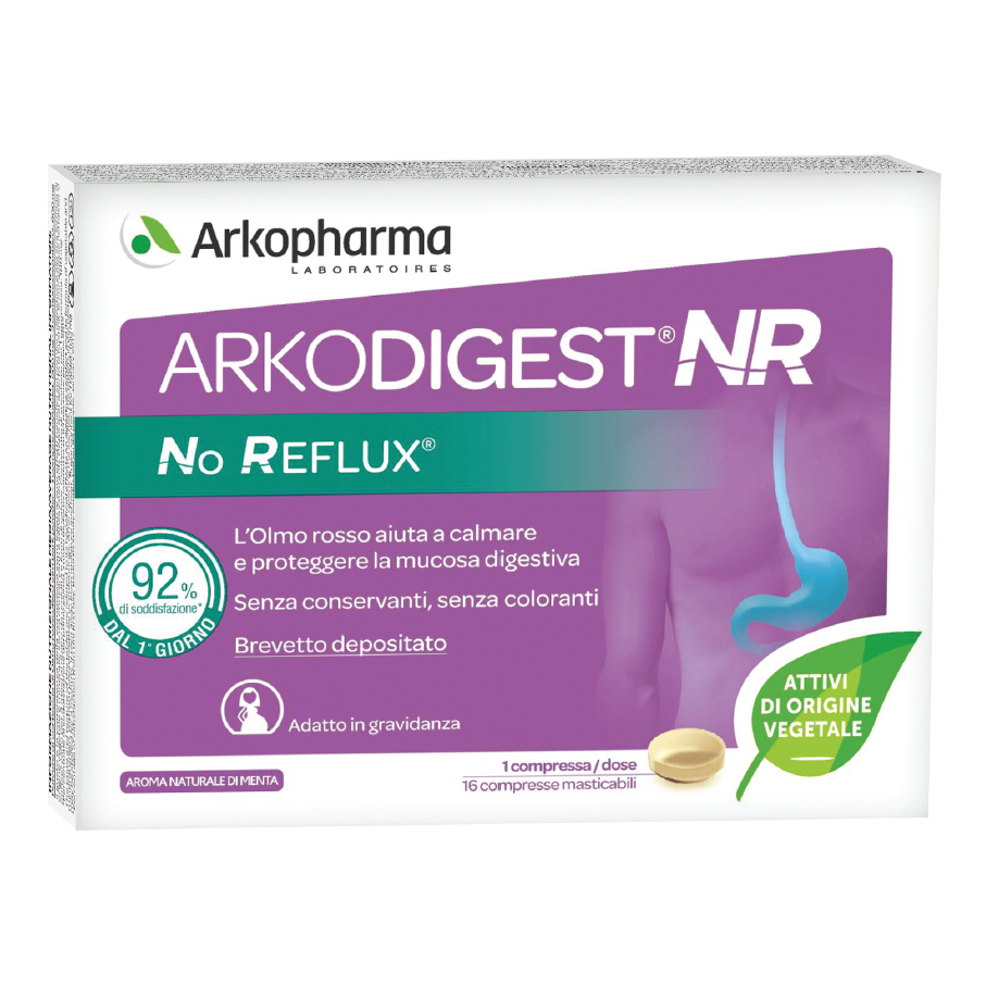 Arkodigest Arkopharma Arkodigest® No Reflux Nr 32 G Compresse Masticabili - Immagine 5