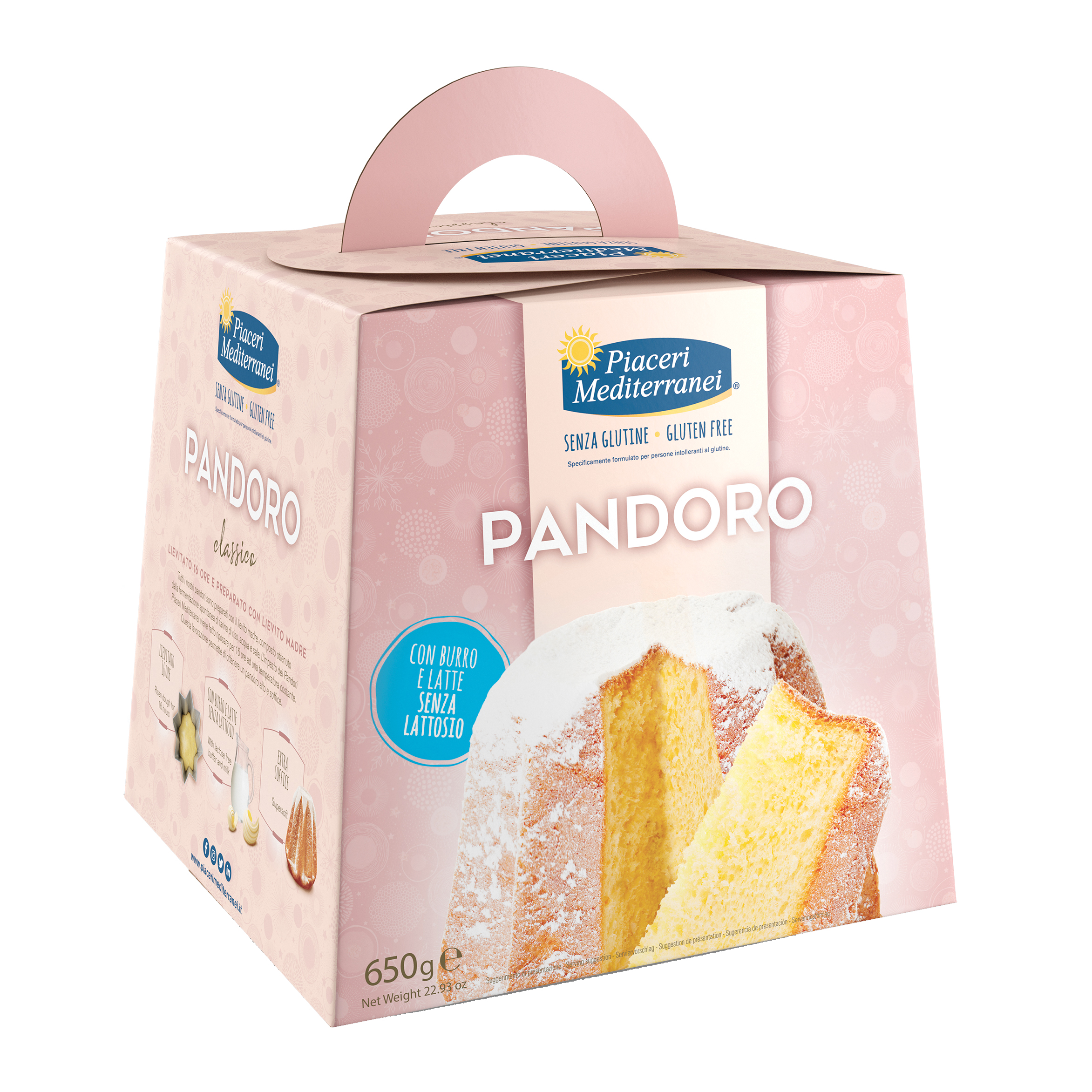 Piaceri Mediterranei Pandoro Classico Senza Glutine 650G - Immagine 4