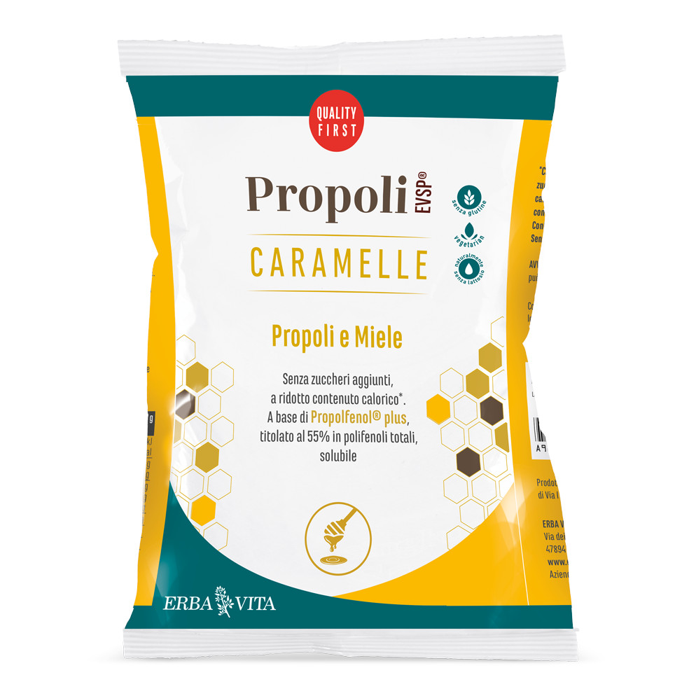 Erba Vita Propoli Evsp Caramelle Per La Gola Al Propoli E Miele 65 G - Immagine 8