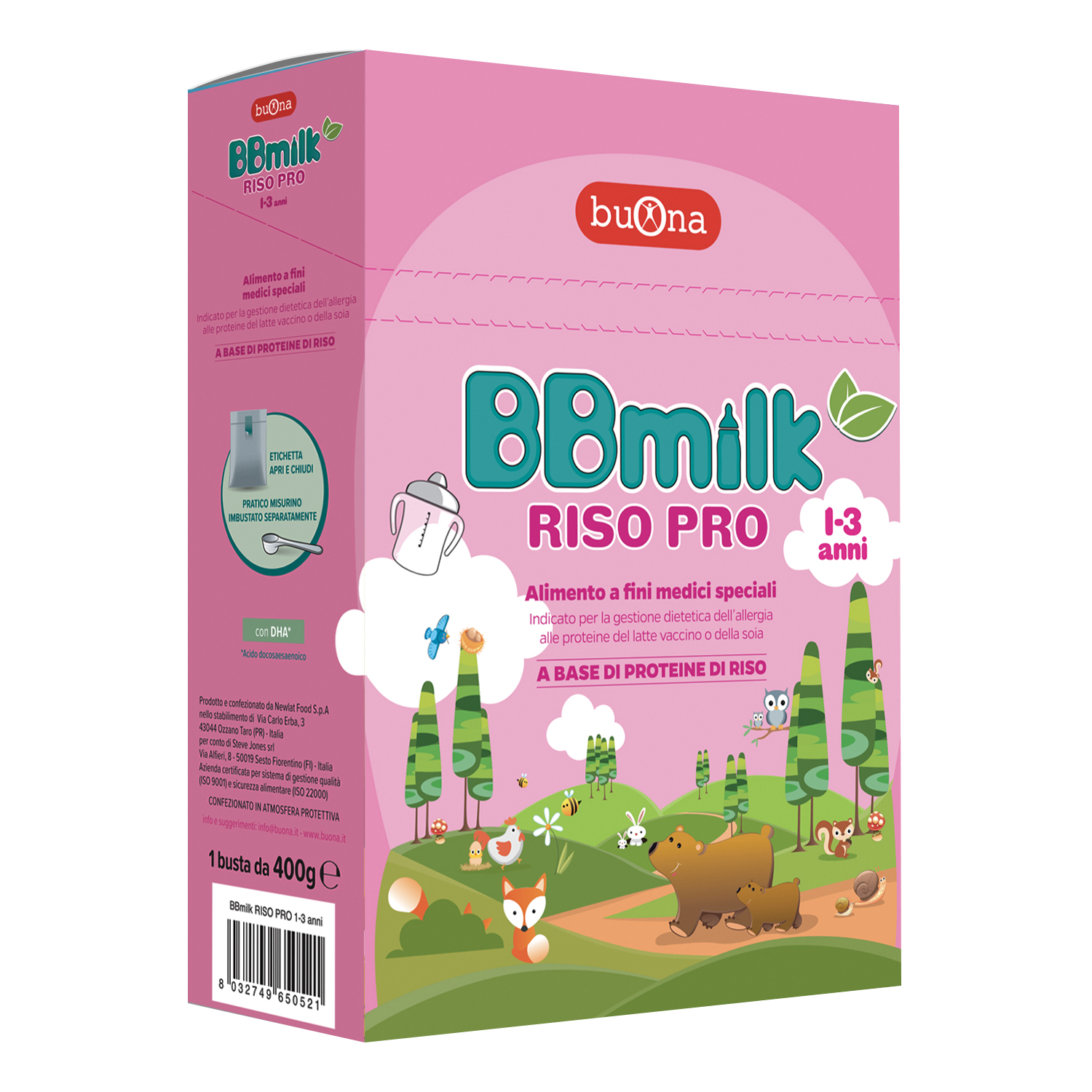 Buona Bbmilk Riso Pro 1-3 Latte Busta Da 400G - Immagine 11