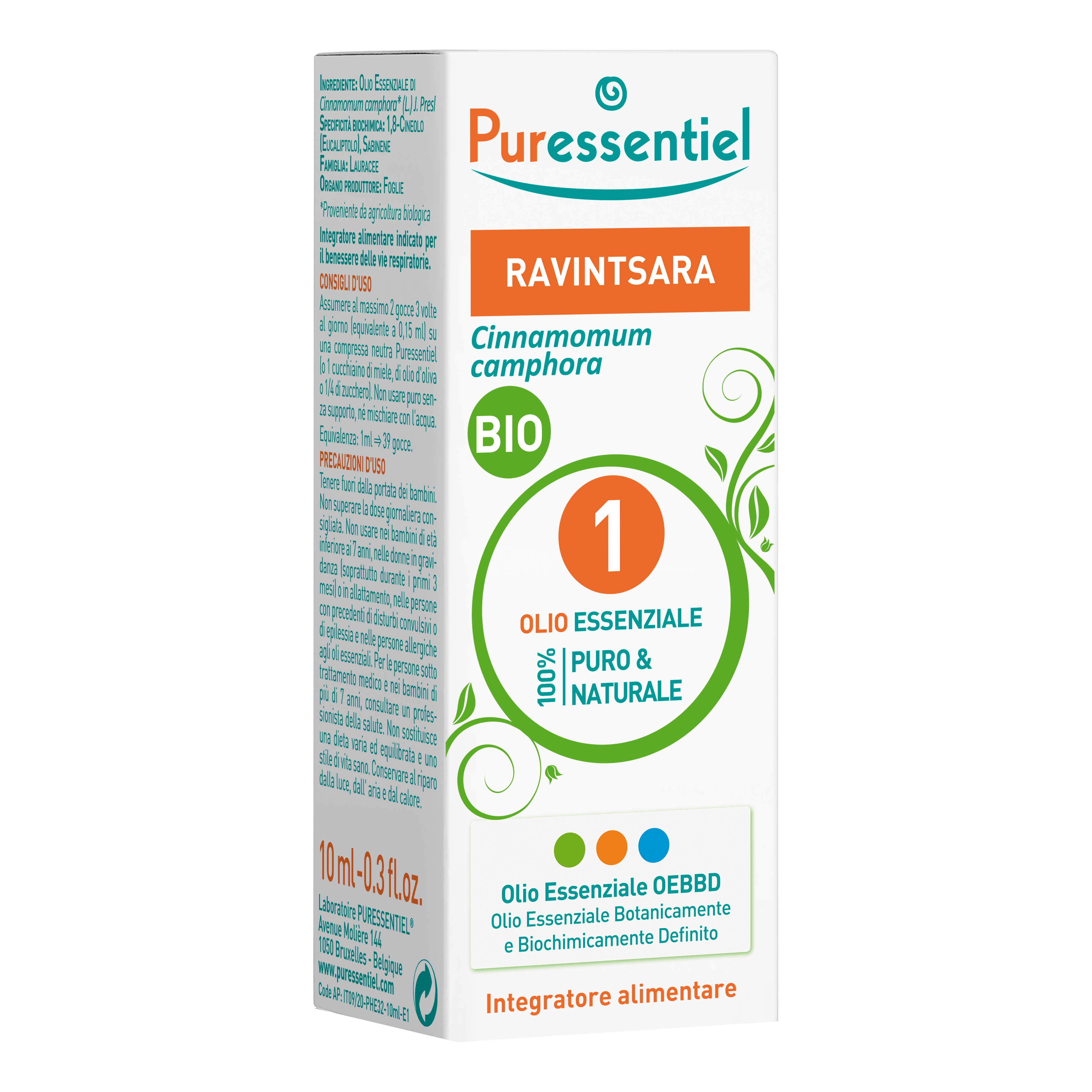 Puressentiel | Puressentiel Puressentiel Organic Ravintsara Essential Oil 10 Ml Olio Essenziale Bambino - Immagine 7