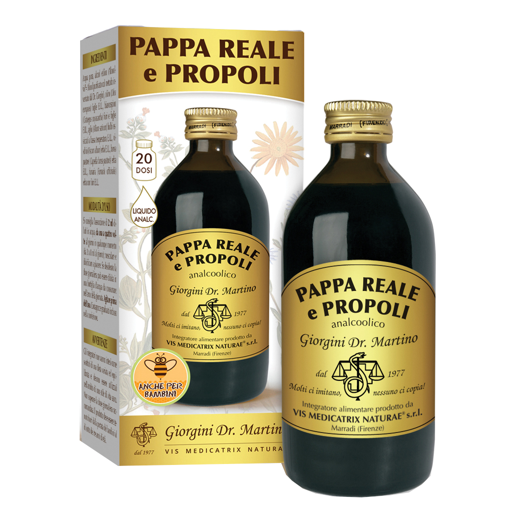 Dr. Giorgini Integratore Pappa Reale E Propoli Analcolico, Senza Zuccheri - Immagine 4