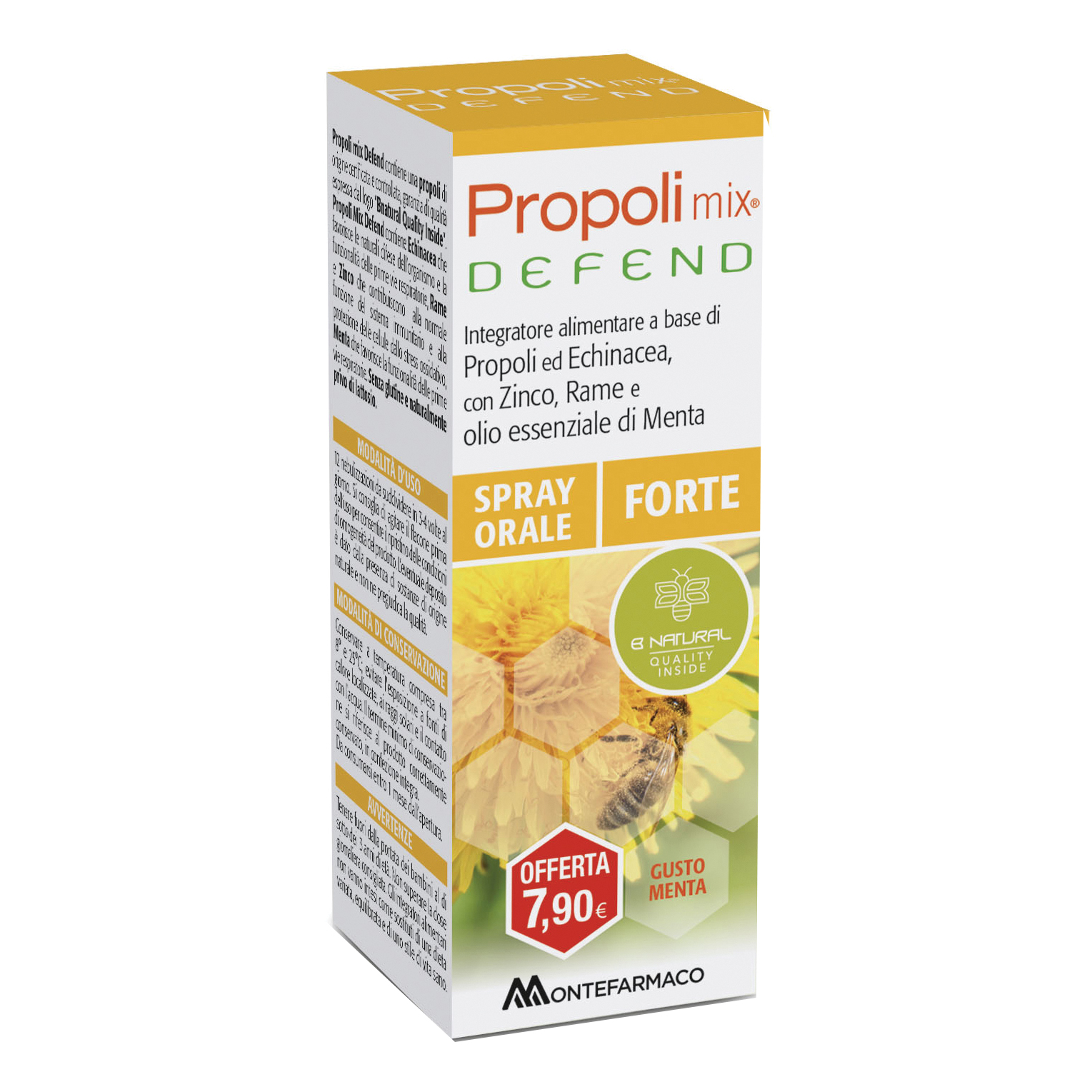 Montefarmaco Propoli Mix Defend Spray Adulti 30 Ml - Immagine 2