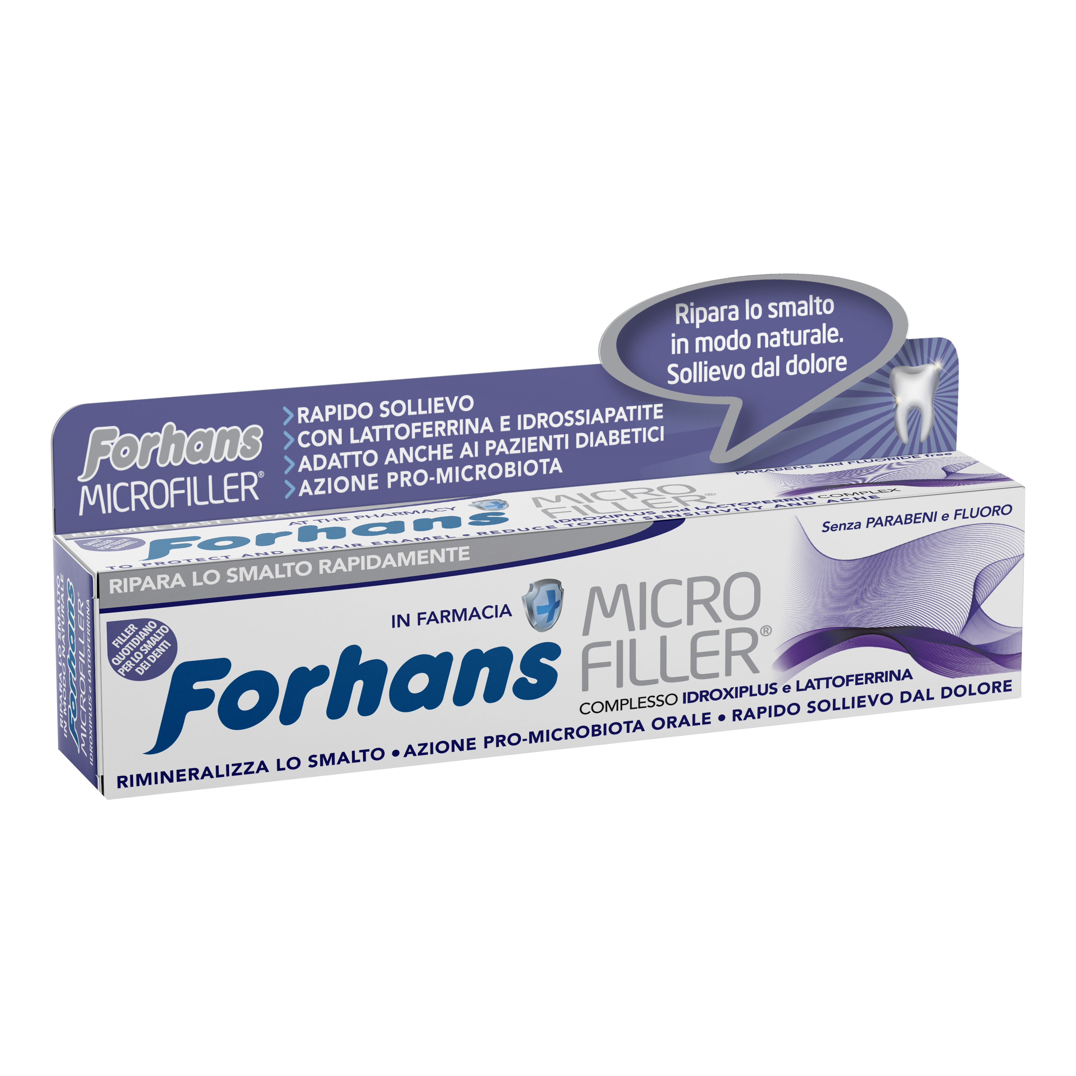 Forhans Dentifricio Microfiller Protezione Smalto 75 Ml - Immagine 2