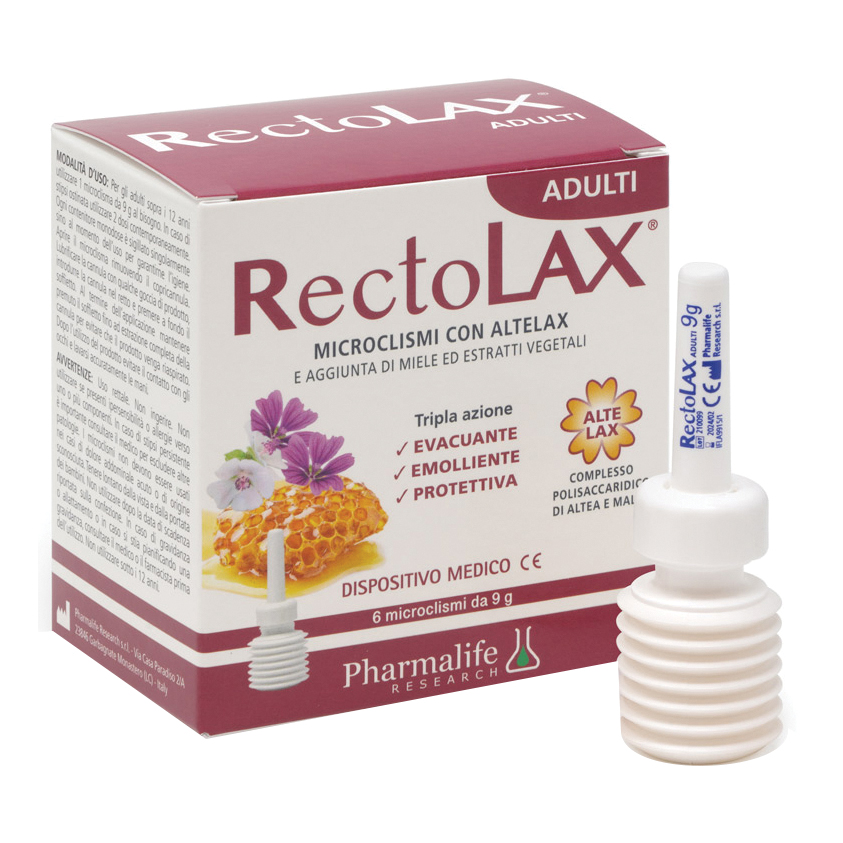 RectoLAX Microclismi Adulti per Stitichezza Occasionale 6 microclismi