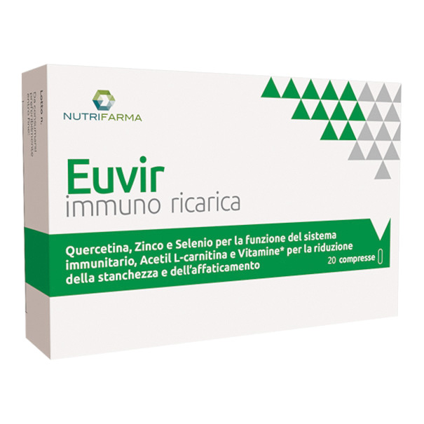 Aqua Viva Euvir Immuno Ricarica Integratore Ricostituente 20 Compresse - Immagine 9