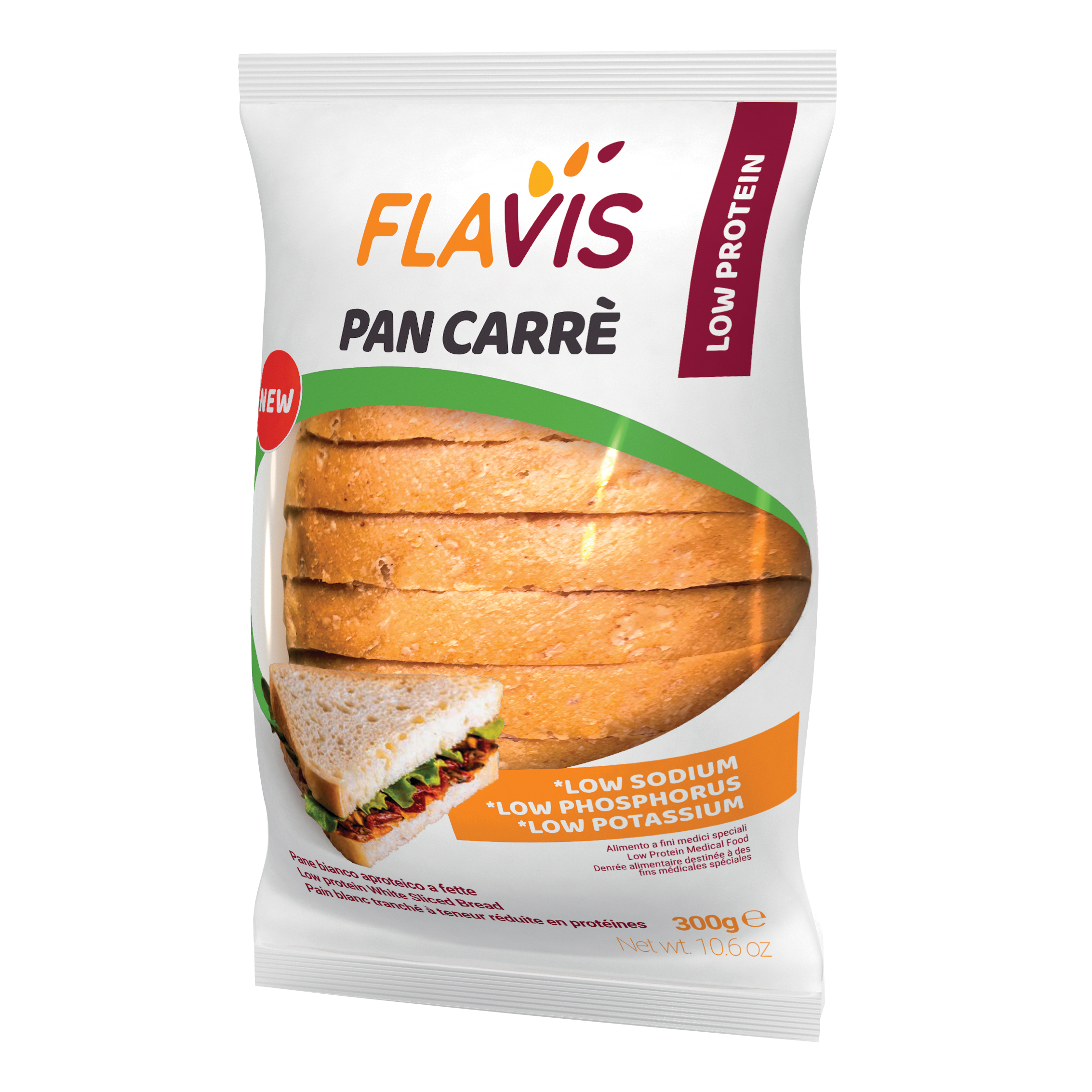 Flavis Mevalia Pan Carre' 300 G - Immagine 3
