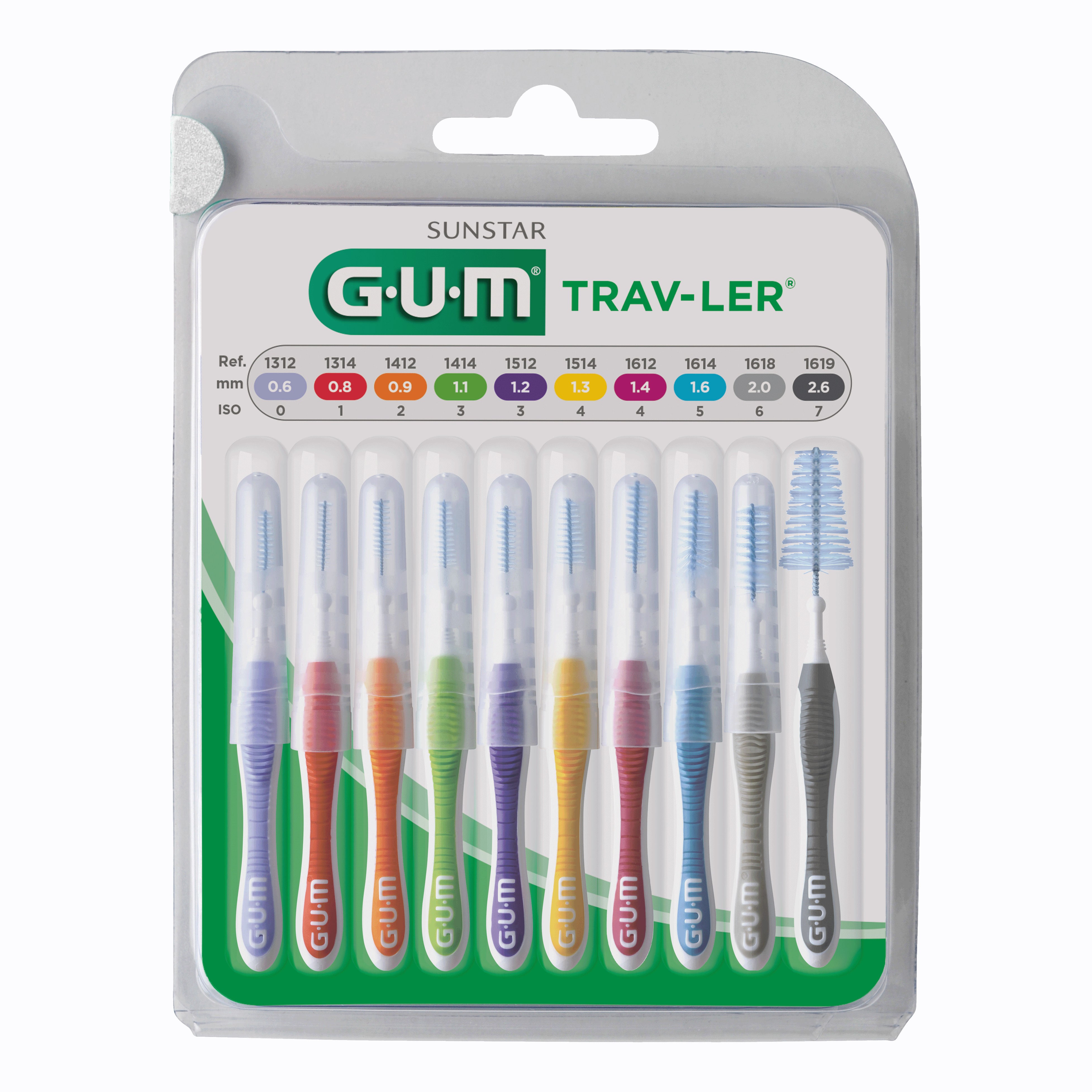 Gum Trav-Ler Kit Scovolini Misti 10 Pezzi - Immagine 3