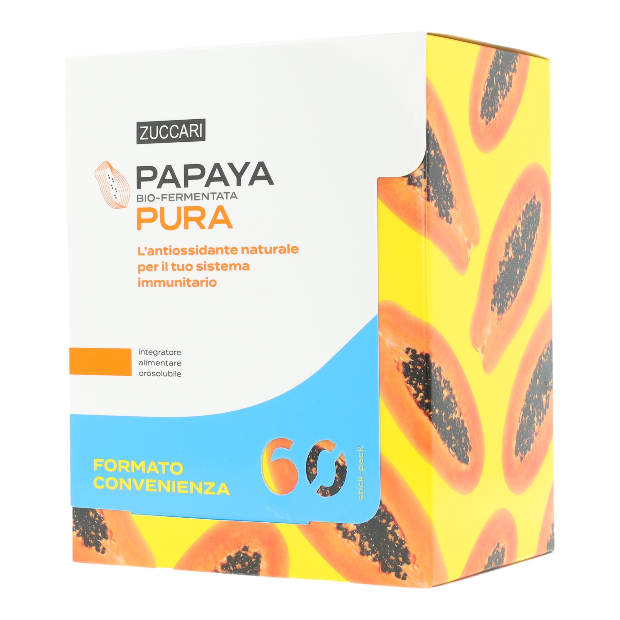 Zuccari Papaya Pura Integratore Antiossidante 60 Bustine - Immagine 6