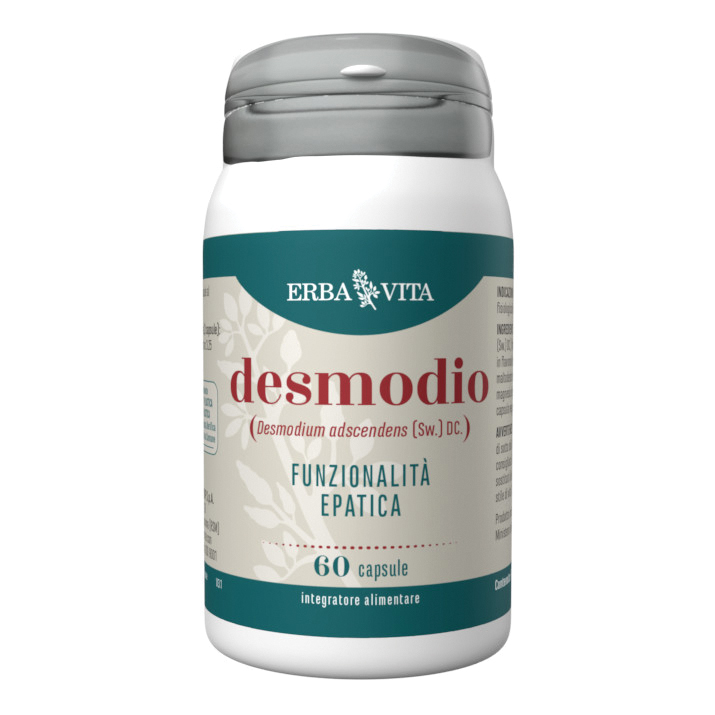 DESMODIO - INTEGRATORE FUNZIONALITA' EPATICA 400 MG 60 CAPSULE ERBAVITA - Immagine 4