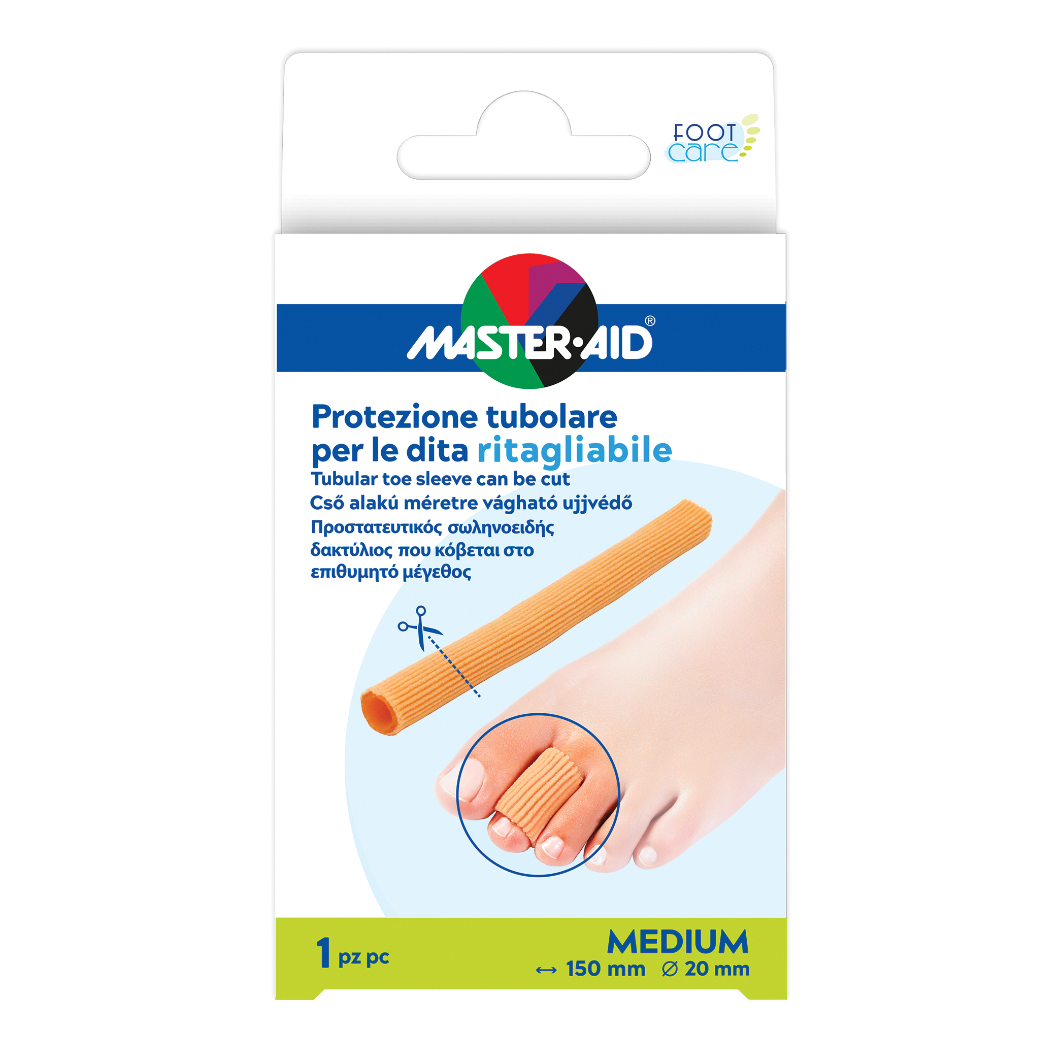 Pietrasanta Pharma Master-Aid Footcare Protezione Tubolare Dita 15 Cm Medium - Immagine 3