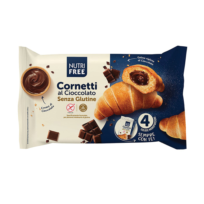 Nutrifree Cornetti Senza Glutine Al Cioccolato, 4X60g - Immagine 3