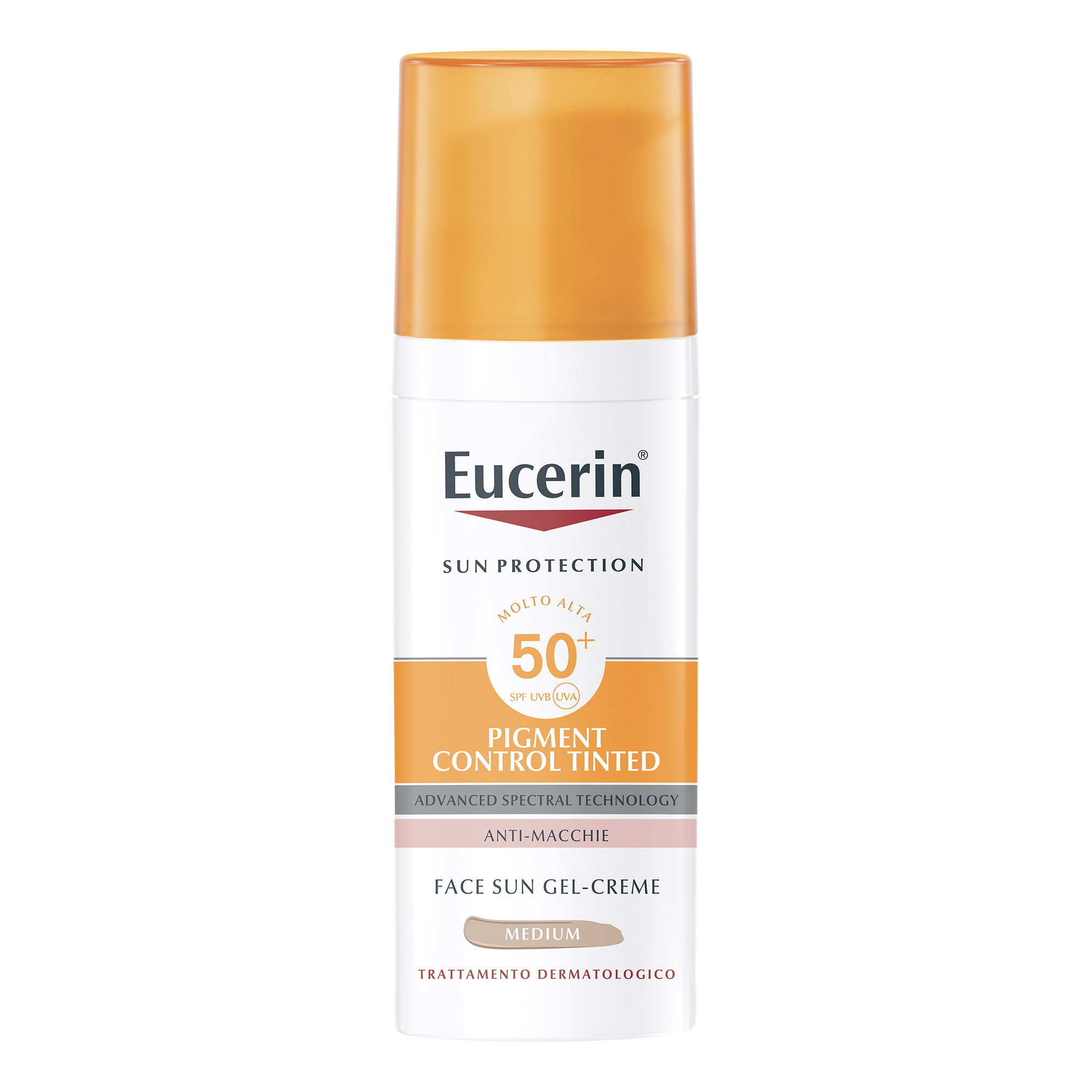 EUCERIN Crema Solare Viso 50+ SPF Colorata Gel Sun Protection Pigment Control Tinted Protezione Molto Alta 50 ml -Medium - Immagine 13