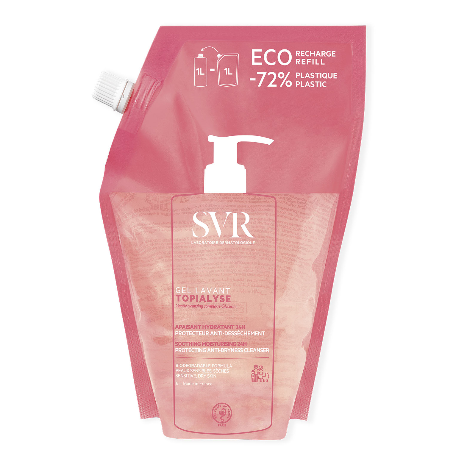 Svr Topialyse Gel Lavant 1 L Detergente - Immagine 6