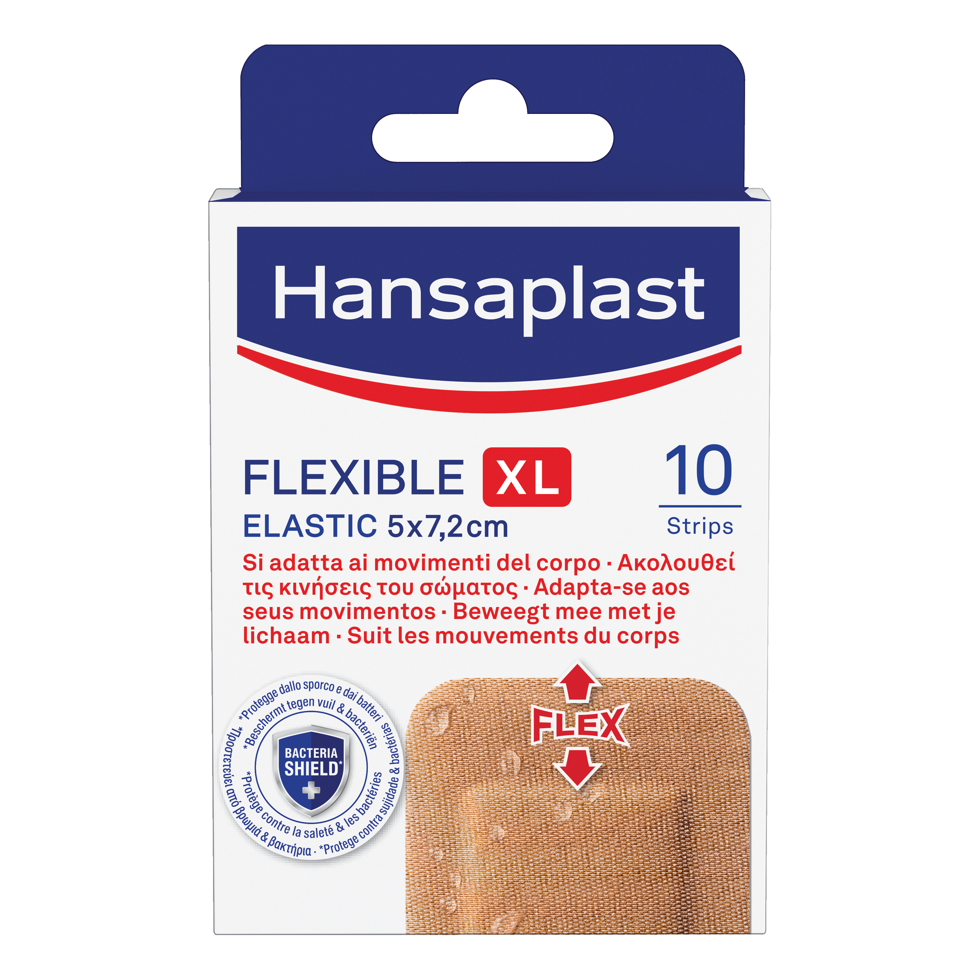 Hansaplast Cerotti Elastic Per Ginocchia E Gomiti, 10 Pezzi - Immagine 9