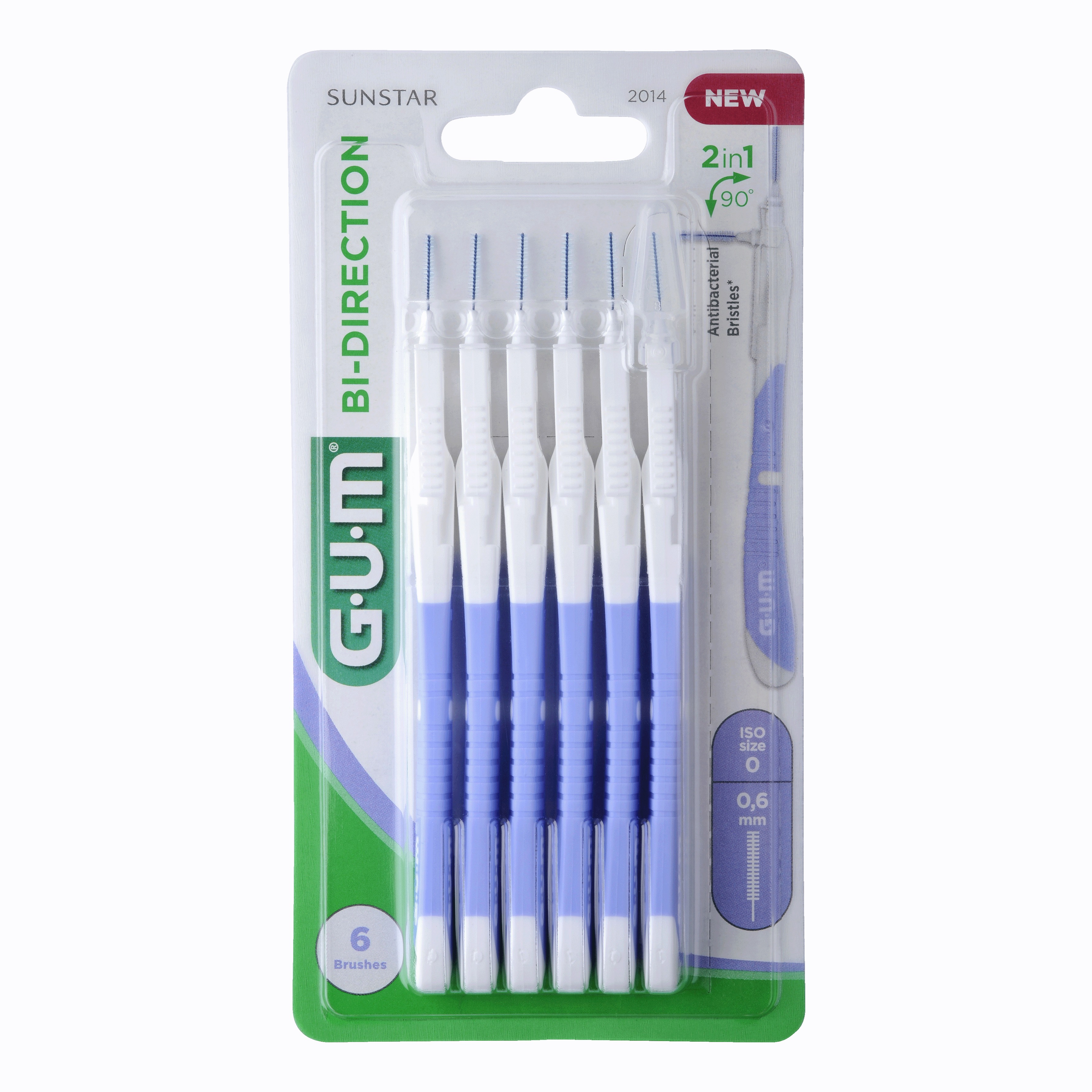 SUNSTAR GUM Bi-Direction - 6 Scovolini ISO 0 (0,6 mm) - Immagine 5