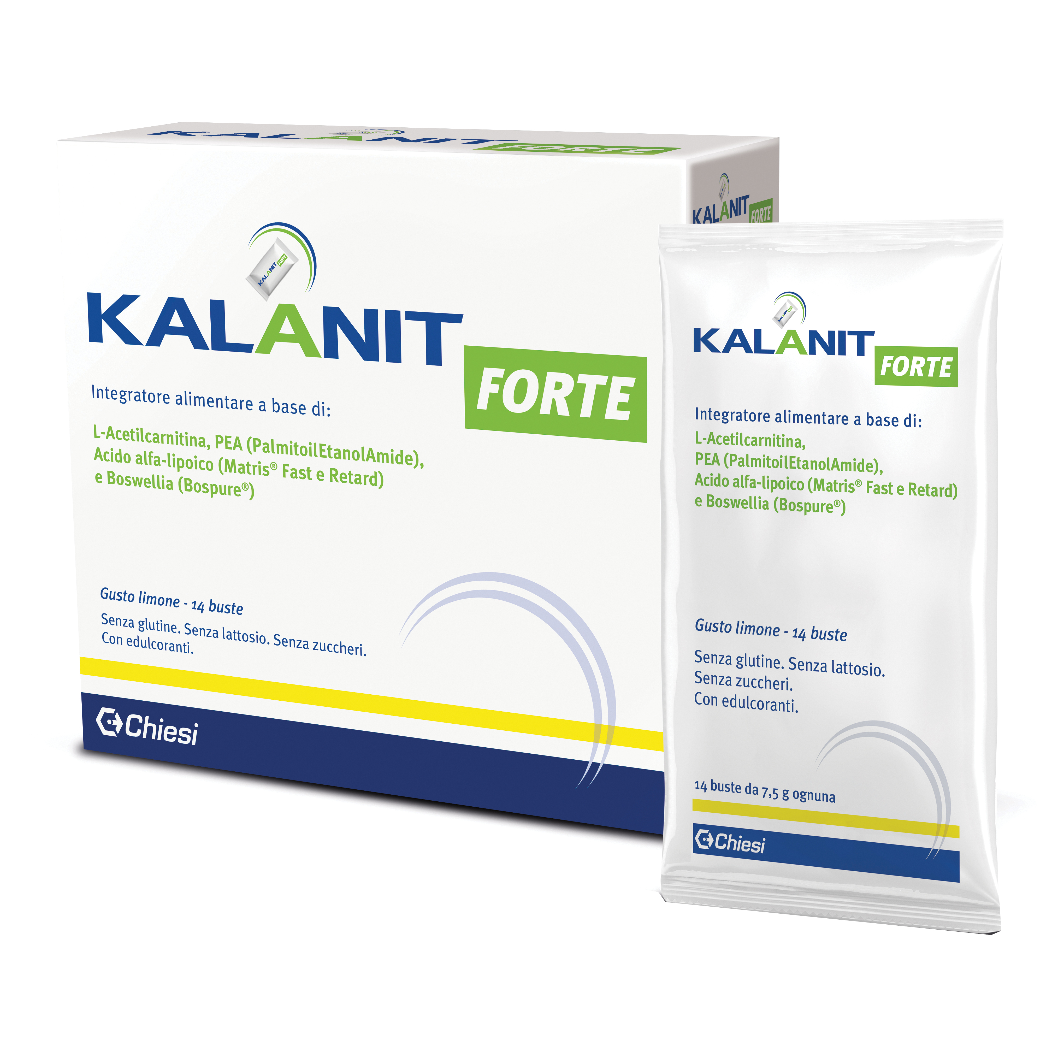 Kalanit Forte Integratore per il Sistema Nervoso con PEA e L-Acetilcarnitina 14 Bustine - Kalanit - Immagine 3