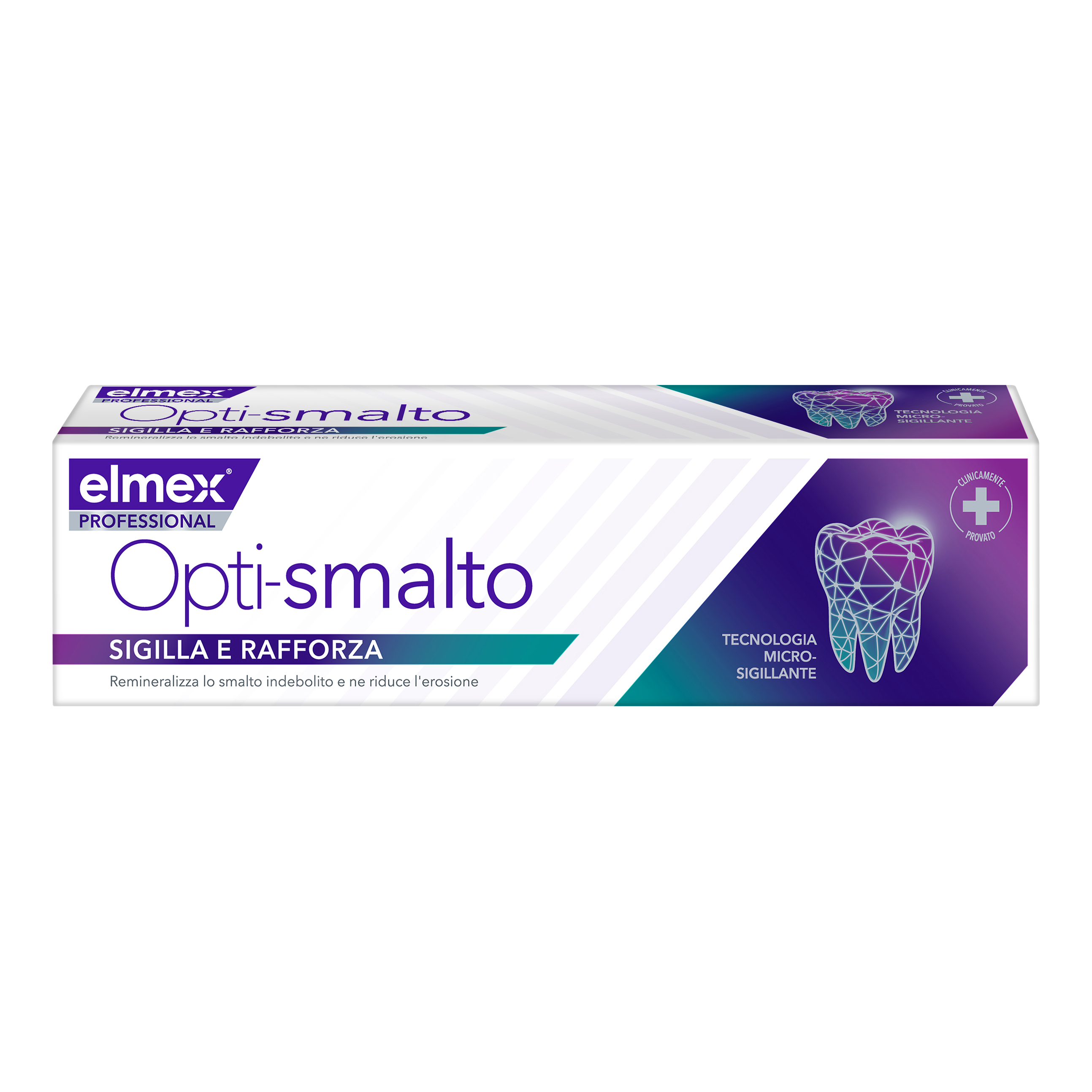 Colgate-Palmolive Commerc.srl Elmex Dentifricio Opti-Smalto - Remineralizza Lo Smalto Indebolito - 75 Ml - Immagine 3