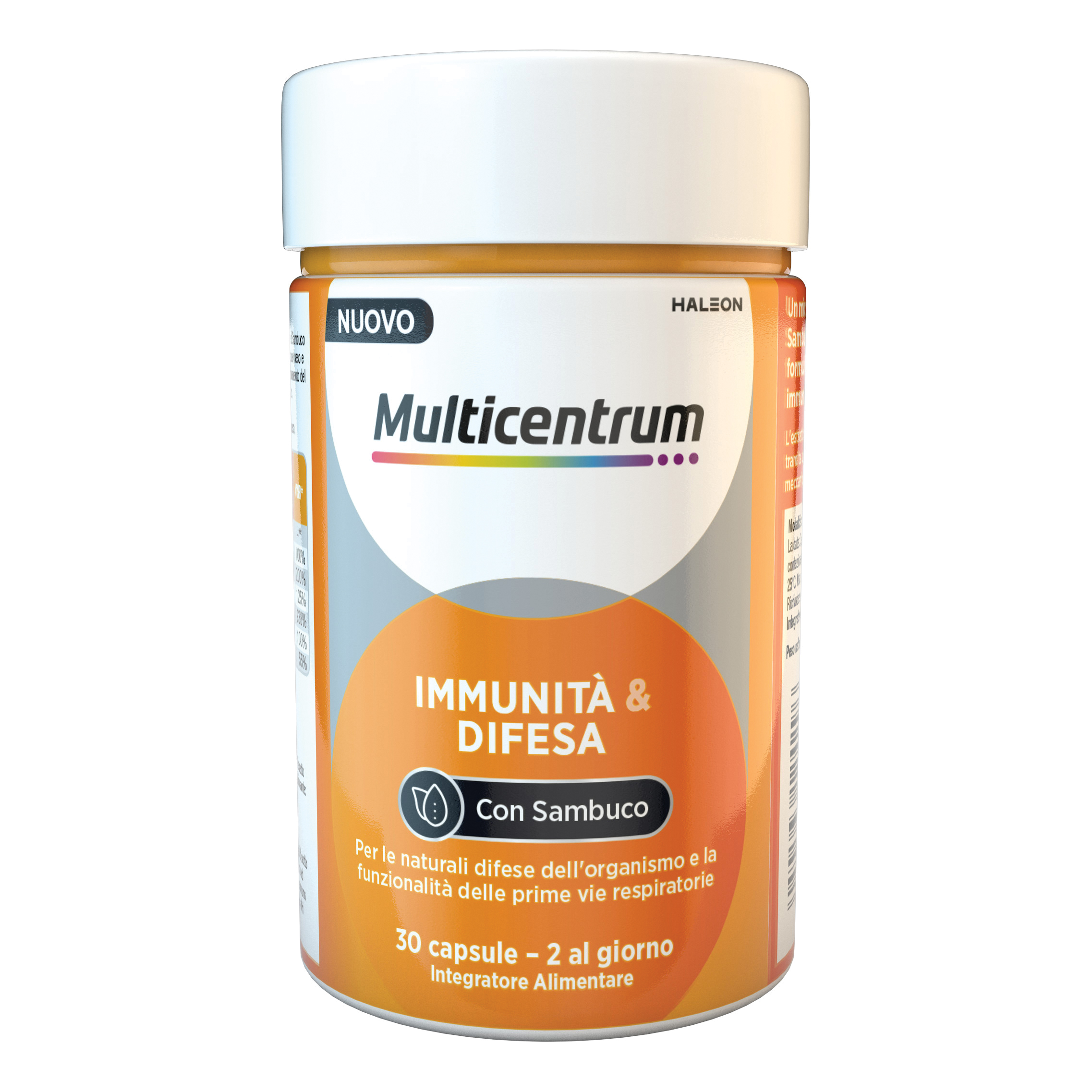 Haleon Italy Srl Nero Multicentrum Immunità E Difesa - Integratore Alimentare Per Le Difese Immunitarie - 30 Capsule - Immagine 4