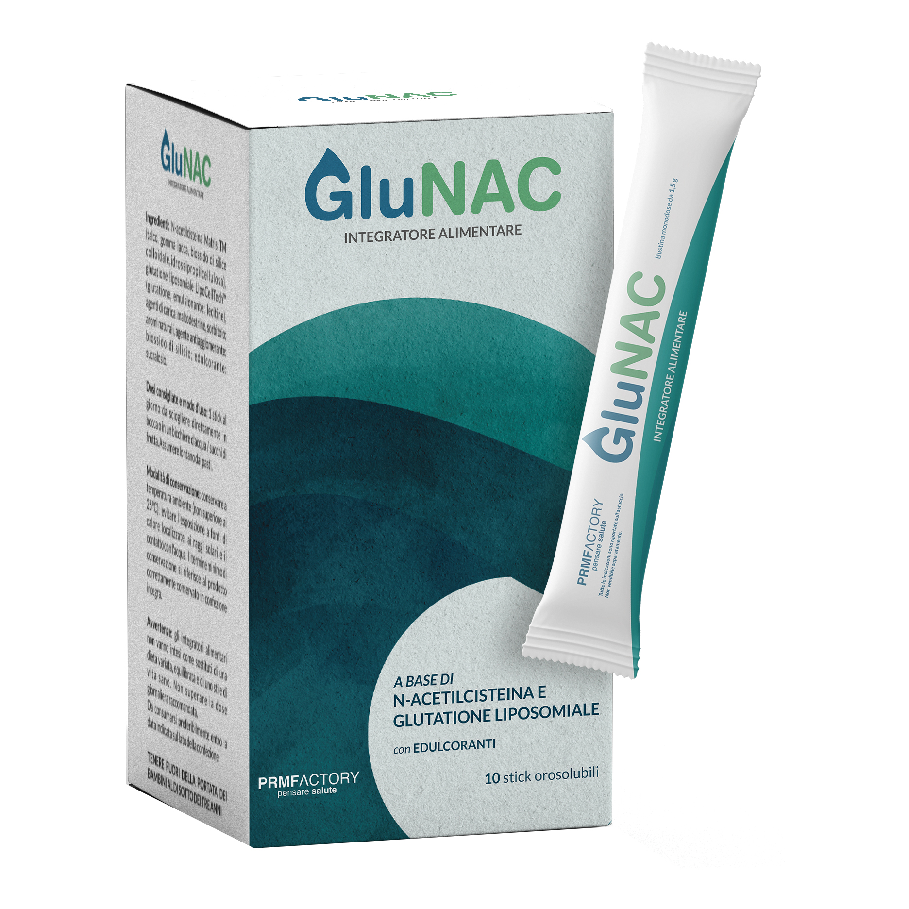 Prm Factory Service Glunac 10 Stick Orosolubili - Immagine 3