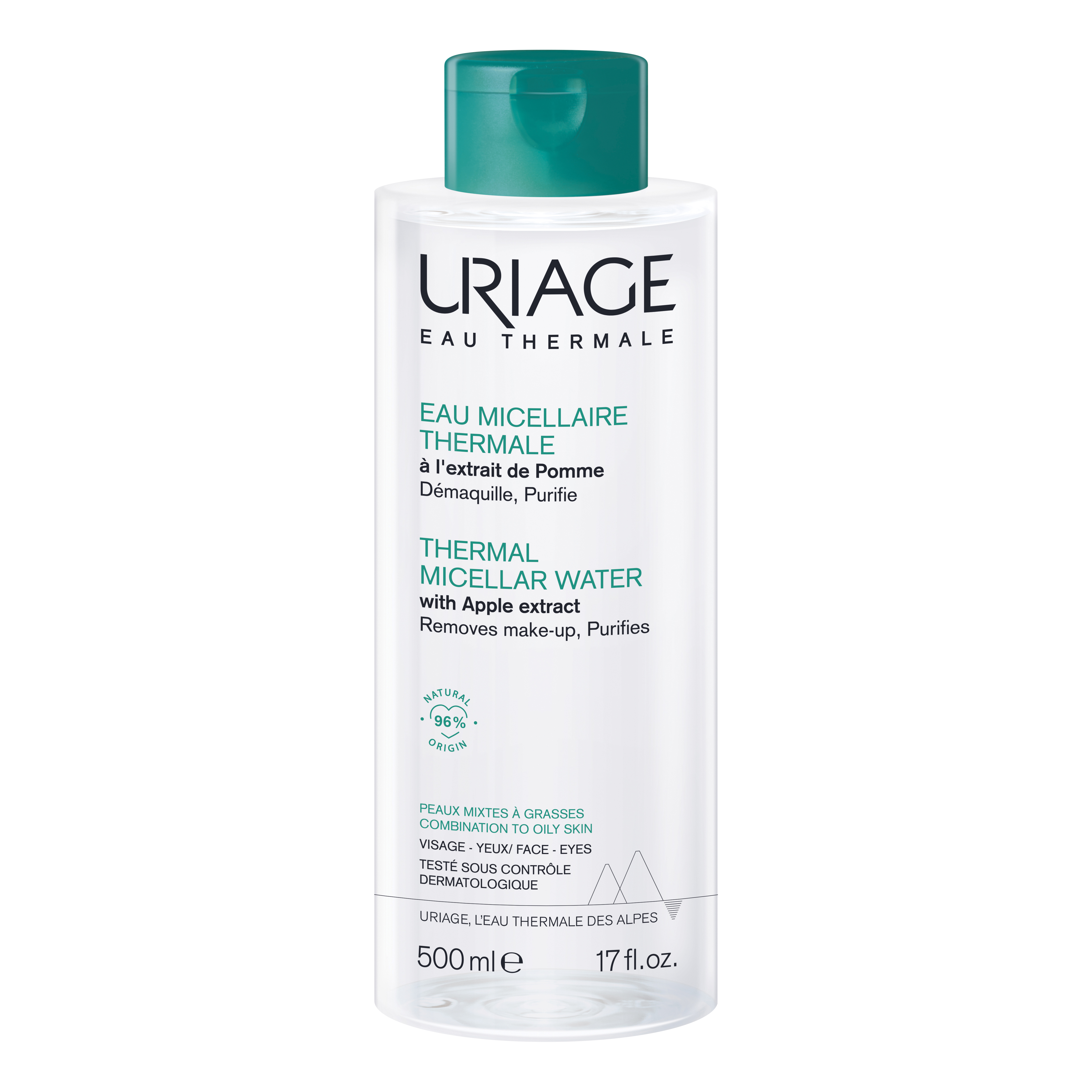 Uriage Verde Acqua Micellare Per Pelli Miste 500 Ml - Immagine 6