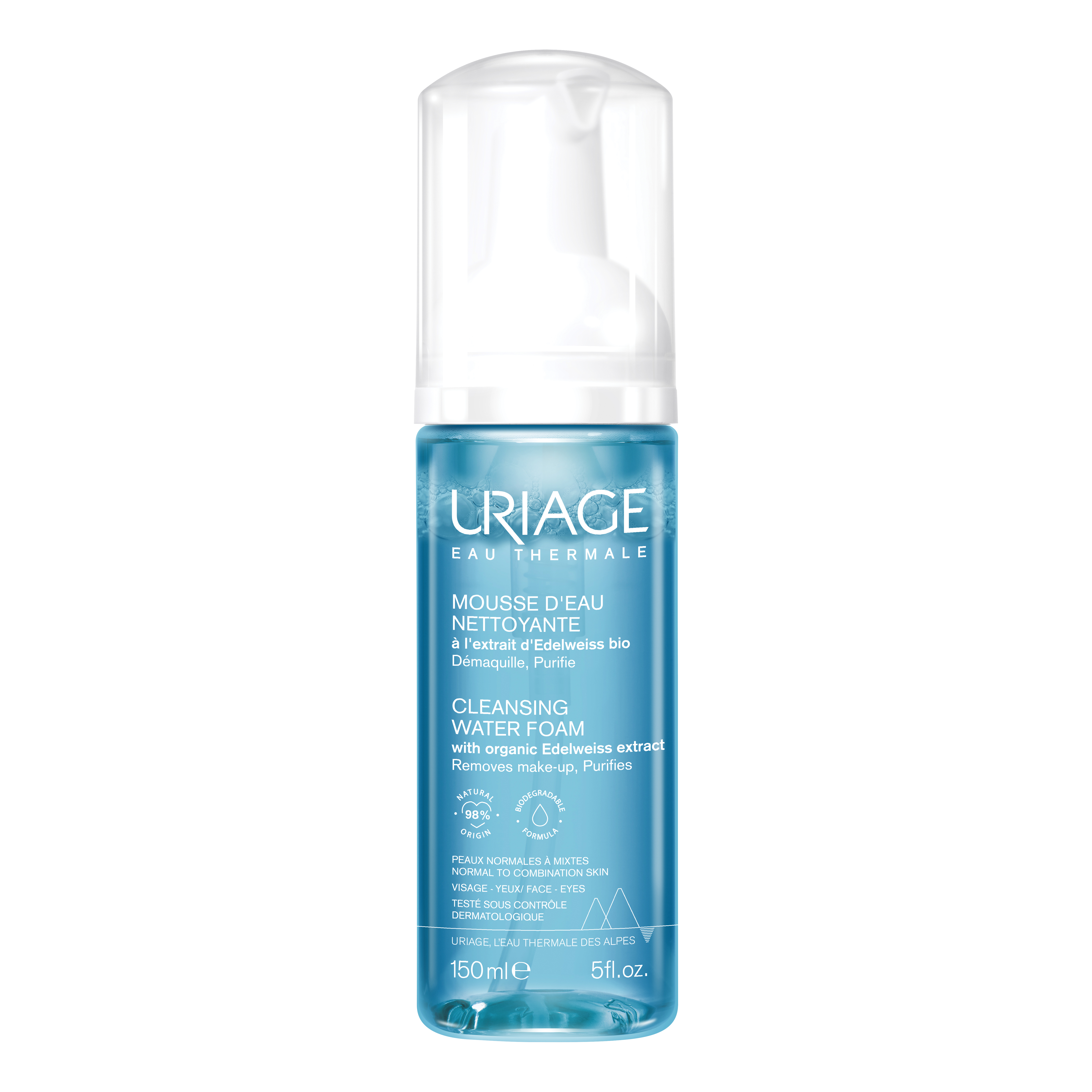 Uriage Mousse D'eau Nettoyante 150 Ml - Immagine 12