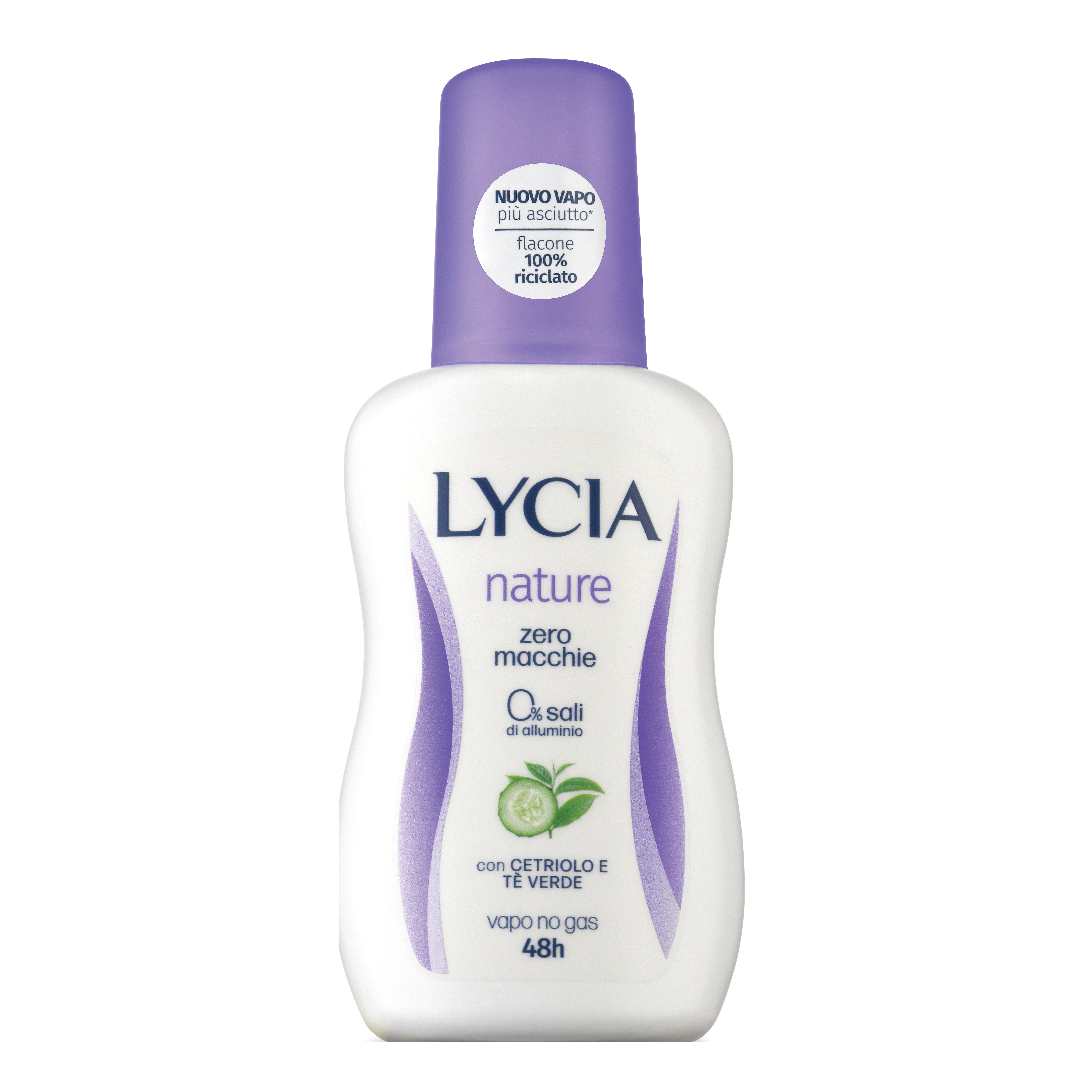 LYCIA VAPO NATURE deodorante cetriolo e te verde noGas 75 ml - Immagine 3