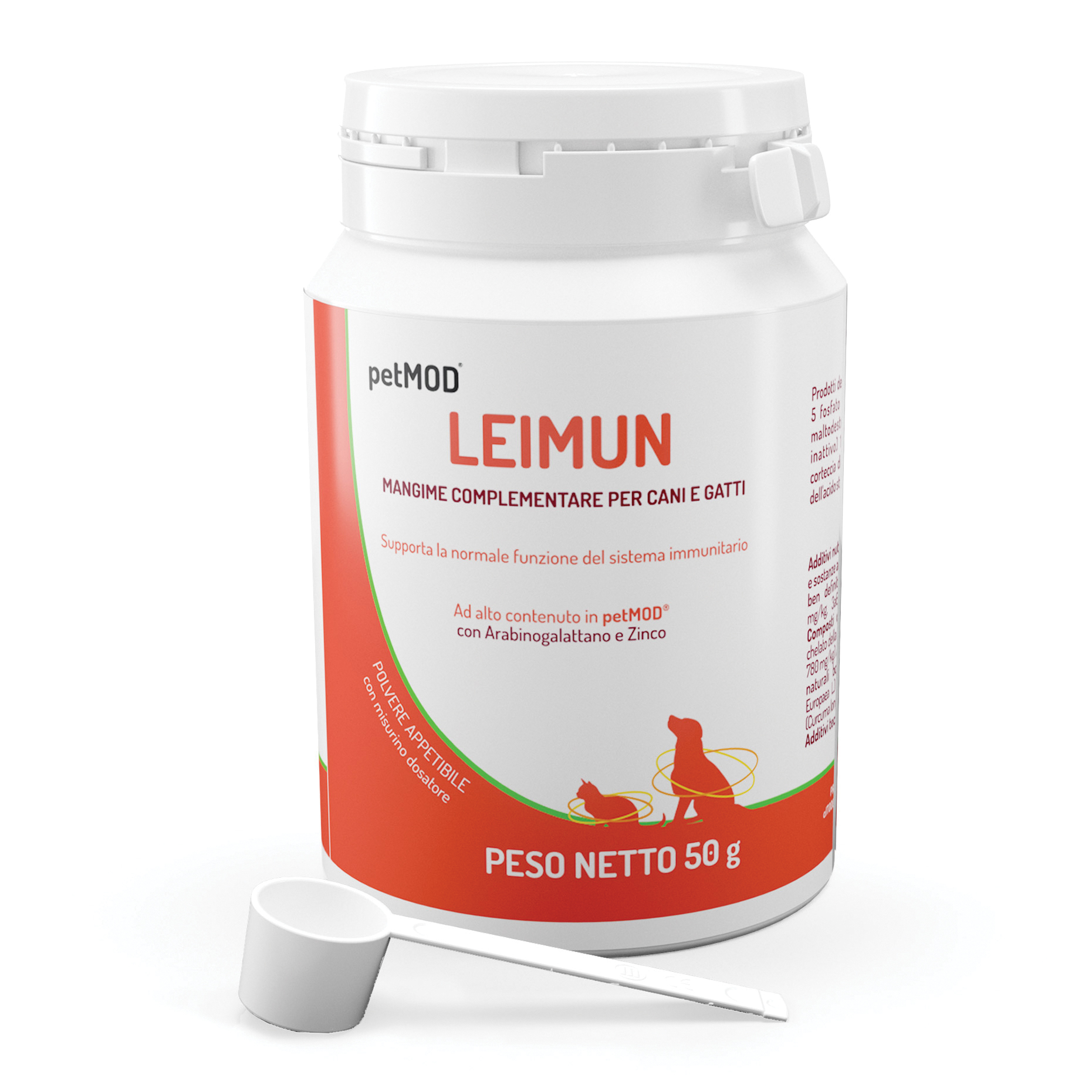 Prosol Petmod Leimun Integratore Veterinario Per Difese Immunitarie Di Cani E Gatti 50 G - Immagine 3
