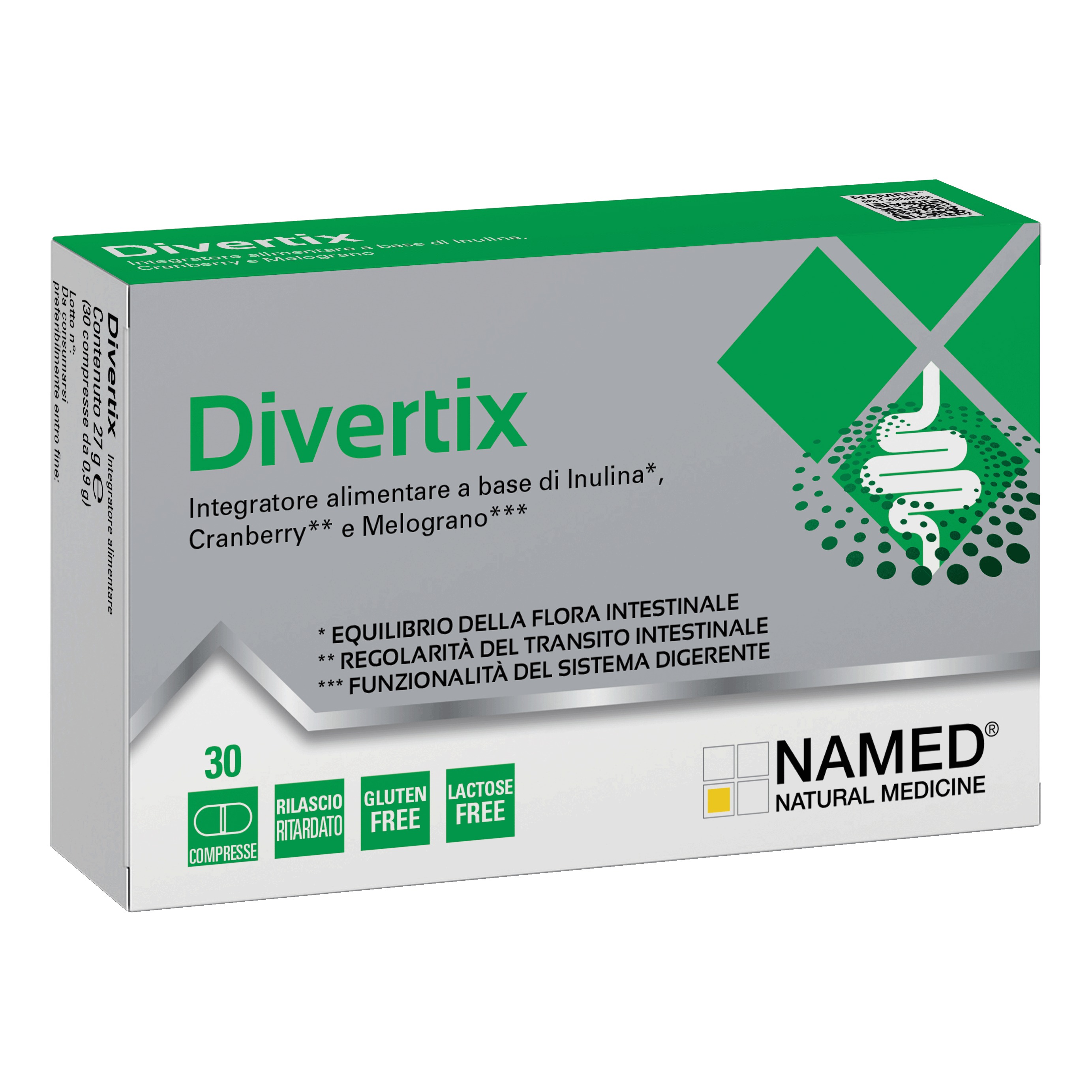 Named Divertix Integratore Per Flora Intestinale E Digestione 30 Compresse - Immagine 2