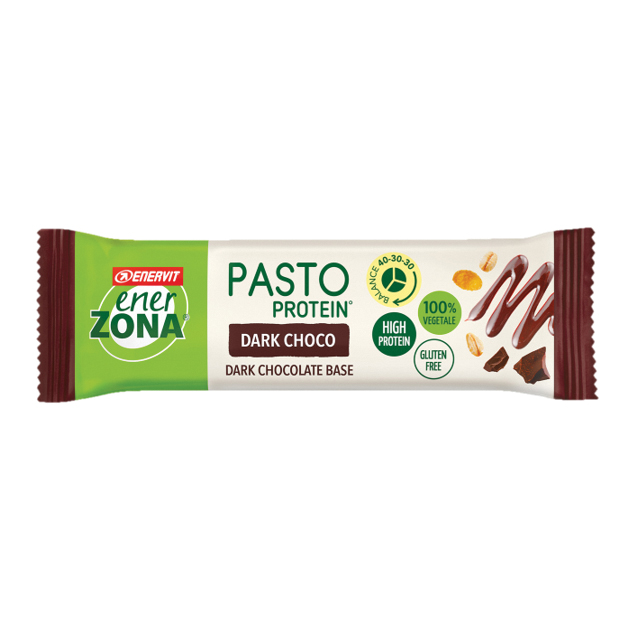 ENERVIT Enerzona Pasto Protein Dark Choco - Barretta sostitutiva del pasto 55 g - Immagine 3