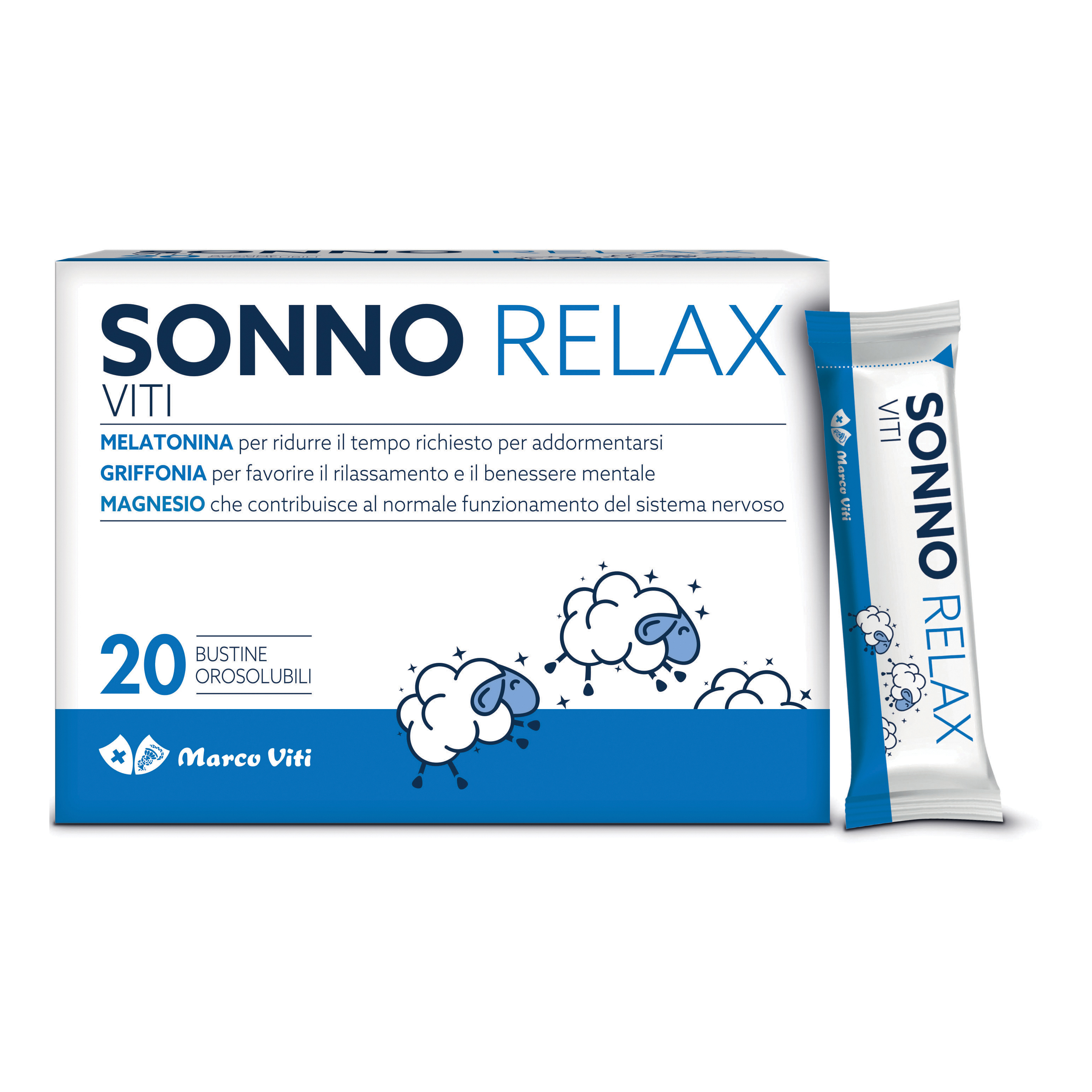 Marco Viti Sonno Relax 20 Stickpack - Integratore Utile Per Il Rilassamento - Immagine 5