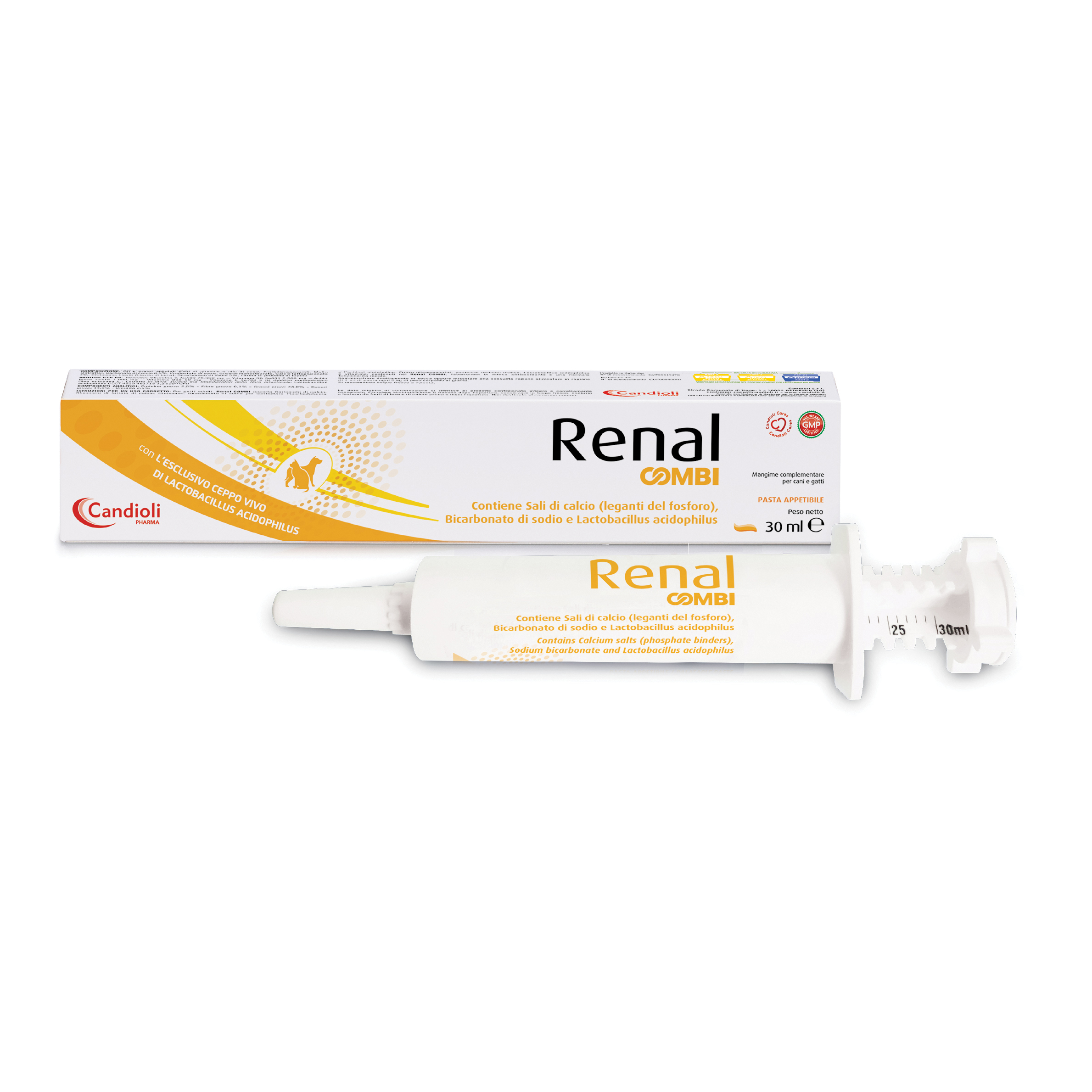 CANDIOLI Renal Combi Pasta 30 Ml - mangime complementare per cani e gatti - Immagine 5