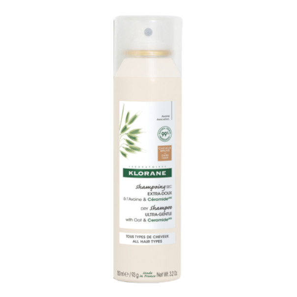 Klorane Shampoo Secco Extra Delicato Avena E Ceramide Capelli Scuri 150 Ml - Immagine 7
