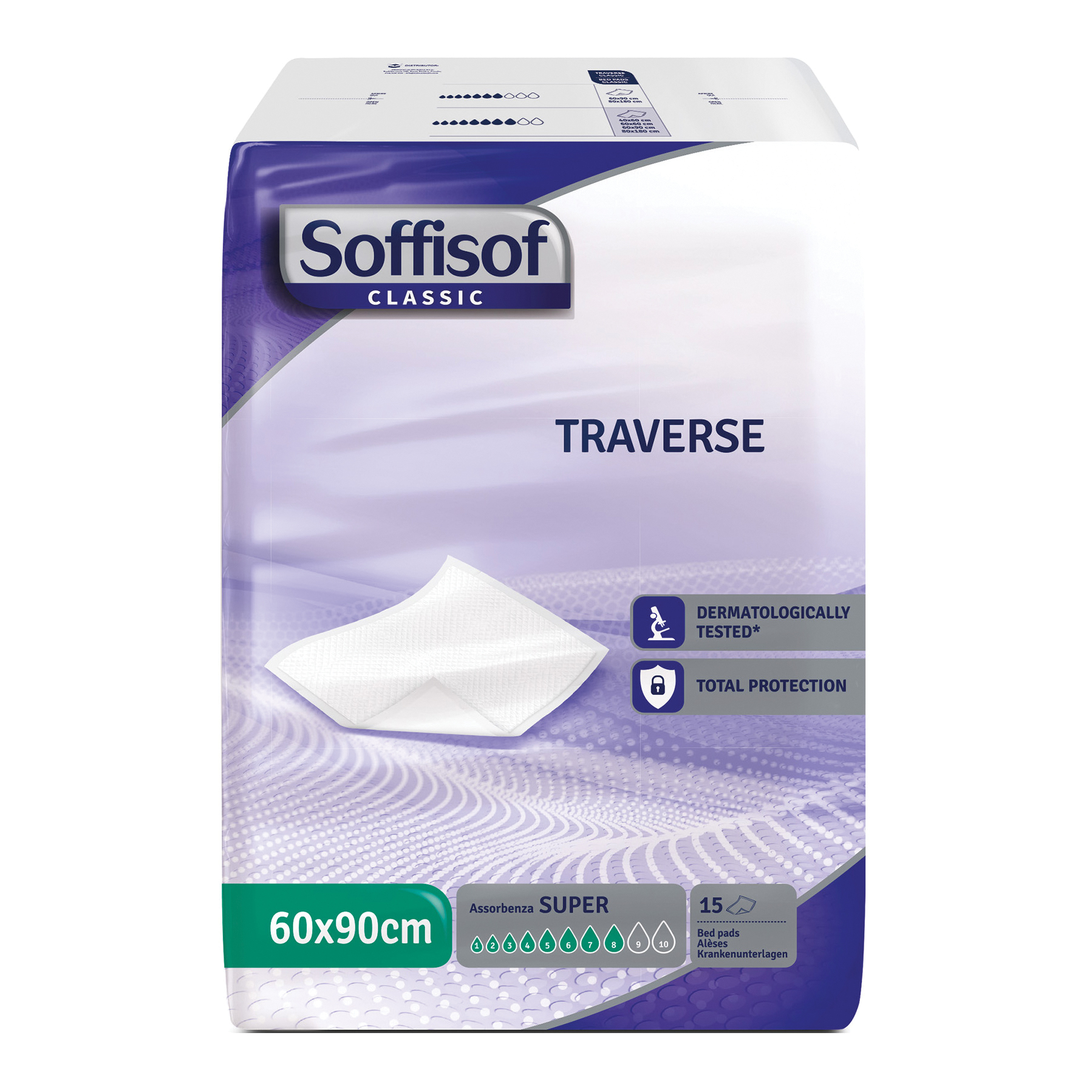 Soffisof Traversa Per Incontinenza Classic 8 Gocce 60 X 90 15 Pezzi - Immagine 5