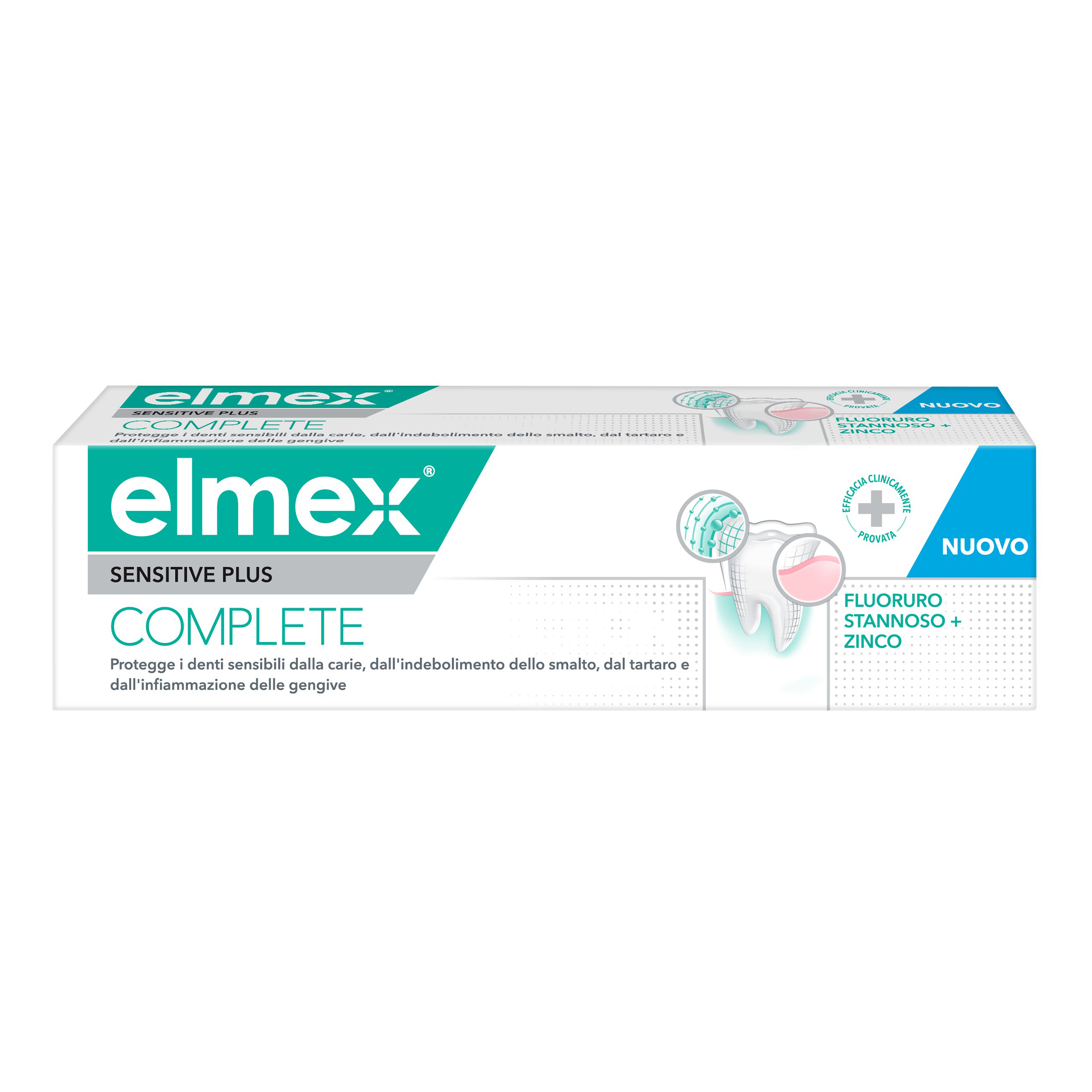 ELMEX Sensitive Plus Complete - Dentifricio Quotidiano 75 Ml - Immagine 3