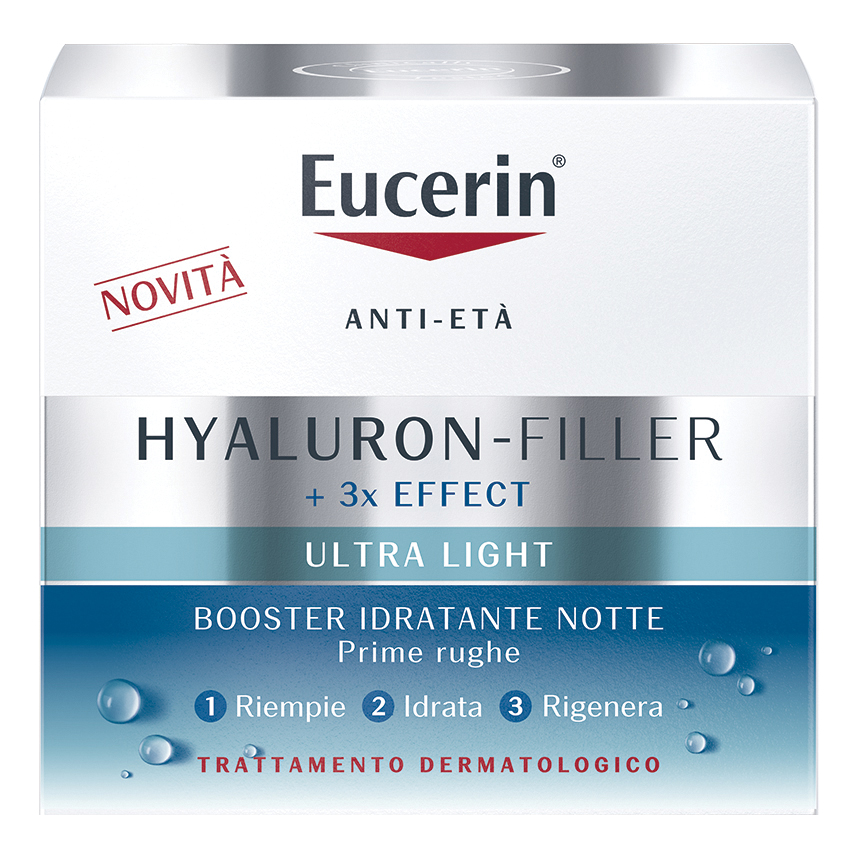 Eucerin Crema Viso, Hyaluron-Filler + 3X Effetto (50 Ml, Notte) - Immagine 6
