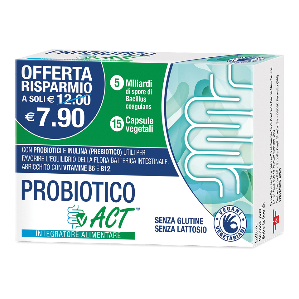PROBIOTICO ACT 15CPS