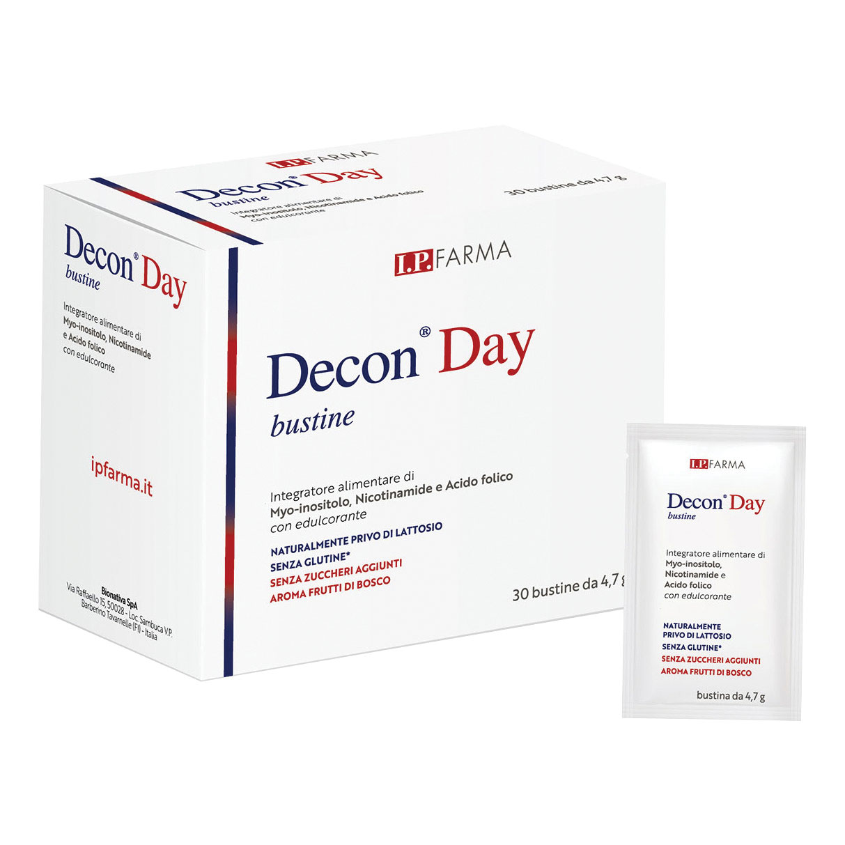 Biodue Decon Day Integratore Myo-Inositolo E Acido Folico 30 Bustine - Immagine 3