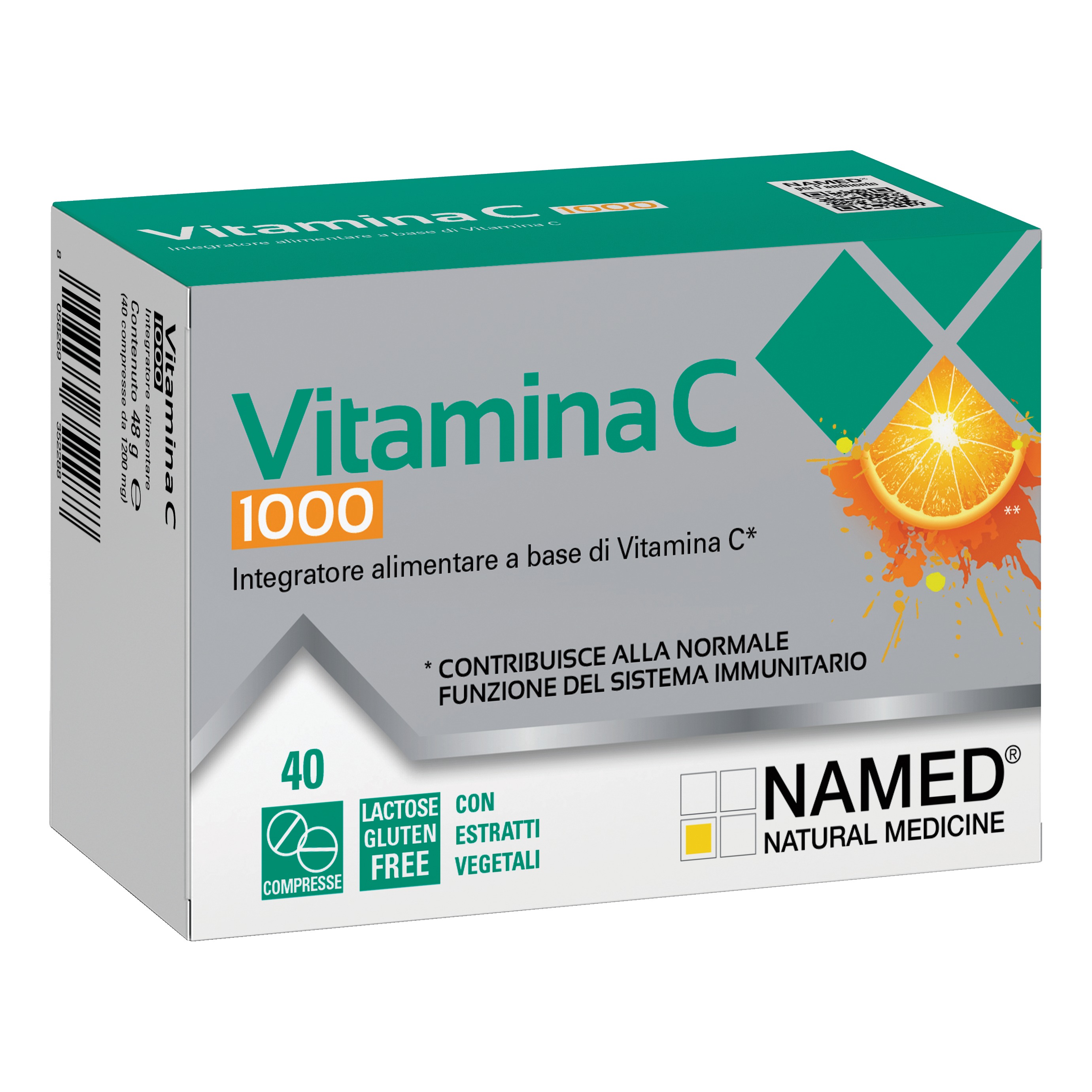 Vitamina C 1000 - Integratore Per Il Sistema Immunitario 40 Compresse - Immagine 4
