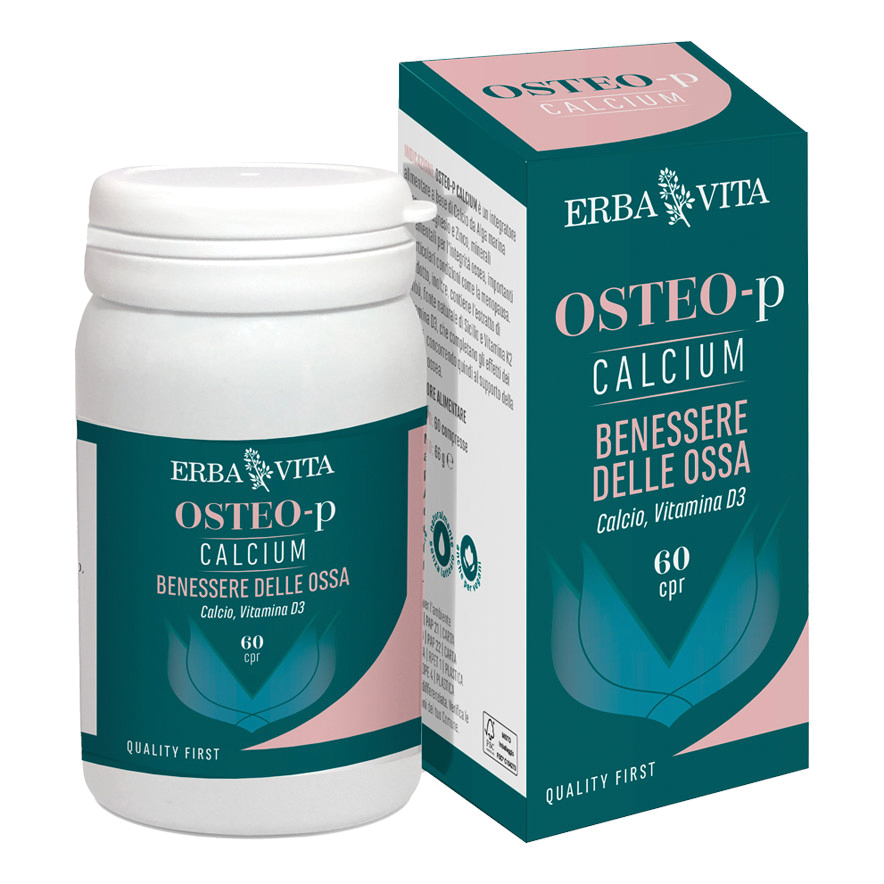 Osteo-P Calcium 60 Compresse - Integratore Per Le Ossa - Immagine 3
