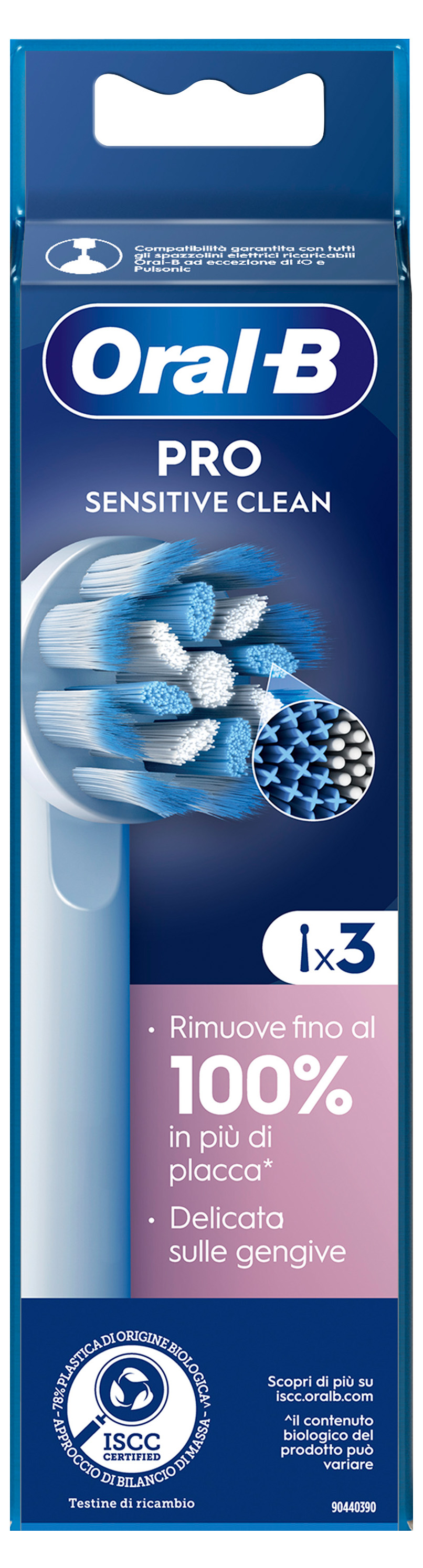 Oral-B Power Refill Eb50 Sensitive Clean Testine di Ricambio con Setole Ultra Morbide 5 Pezzi - Oral-B - Immagine 4