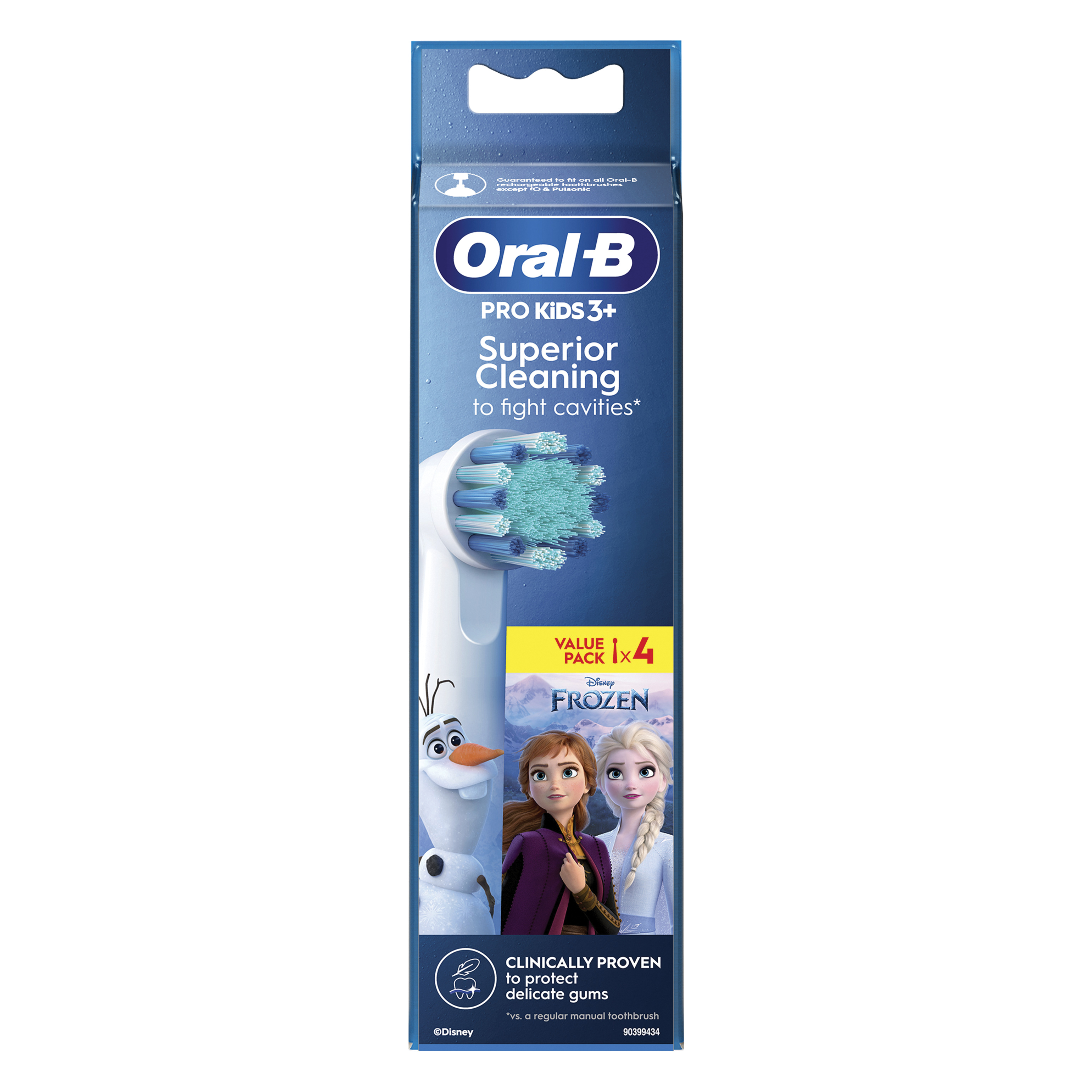 Procter & Gamble - Oralb Power Refill Eb10 Frozen 4 Pezzi - Immagine 3